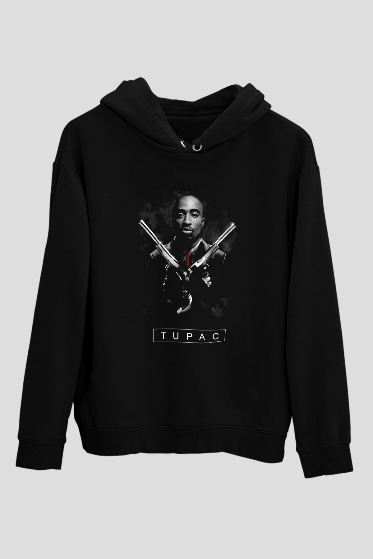 Tupac Shakur Siyah Unisex Hoodie