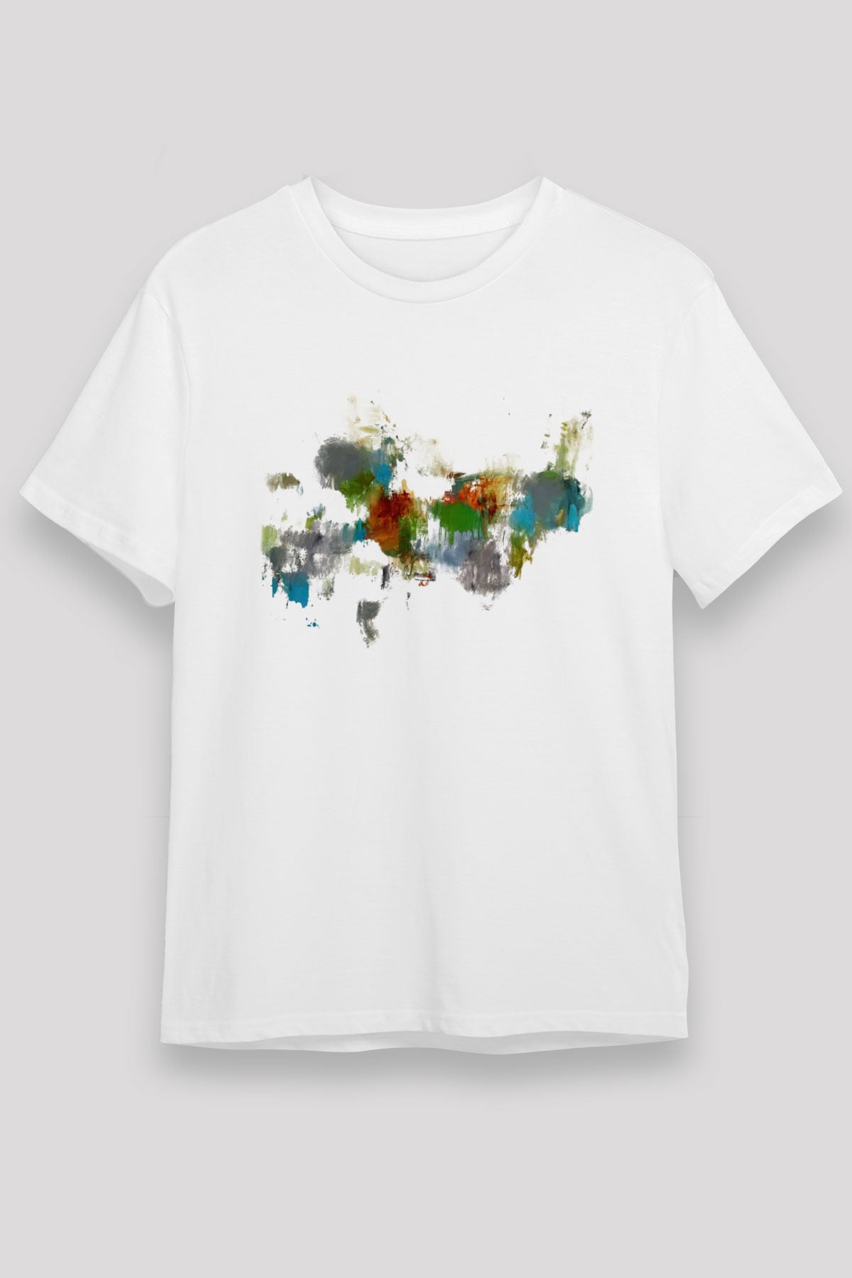 Tuval Beyaz Unisex Tişört T-Shirt - TişörtFabrikası