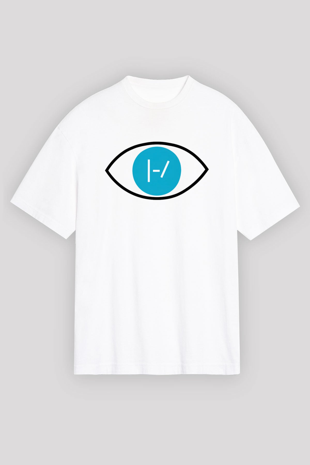 Twenty One Pilots Beyaz Unisex Oversize Tişört T-Shirt