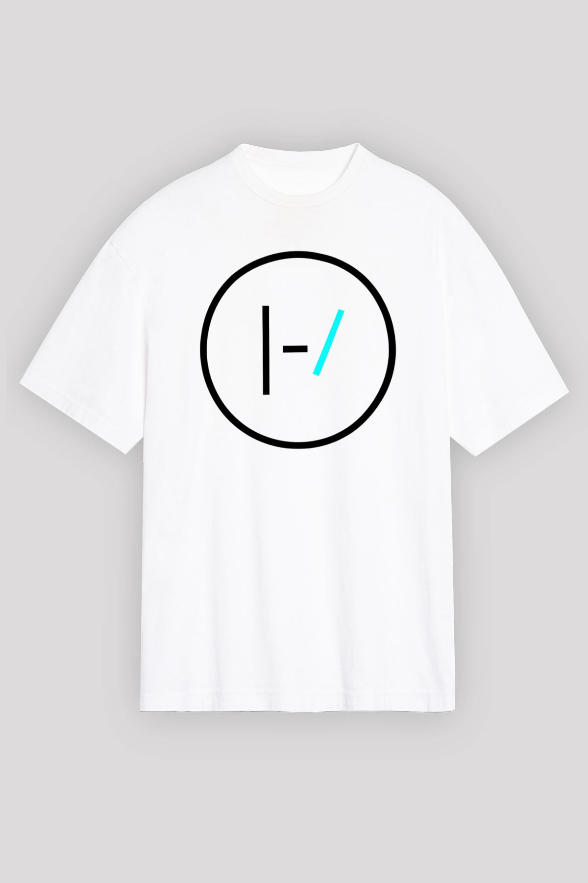 Twenty One Pilots Beyaz Unisex Oversize Tişört T-Shirt