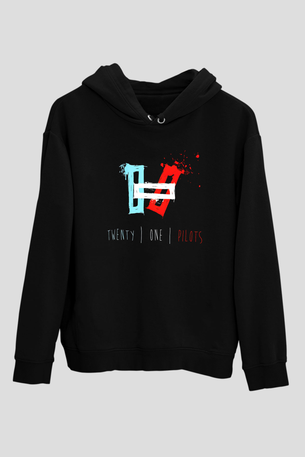 Twenty One Pilots Siyah Unisex Kapşonlu Sweatshirt