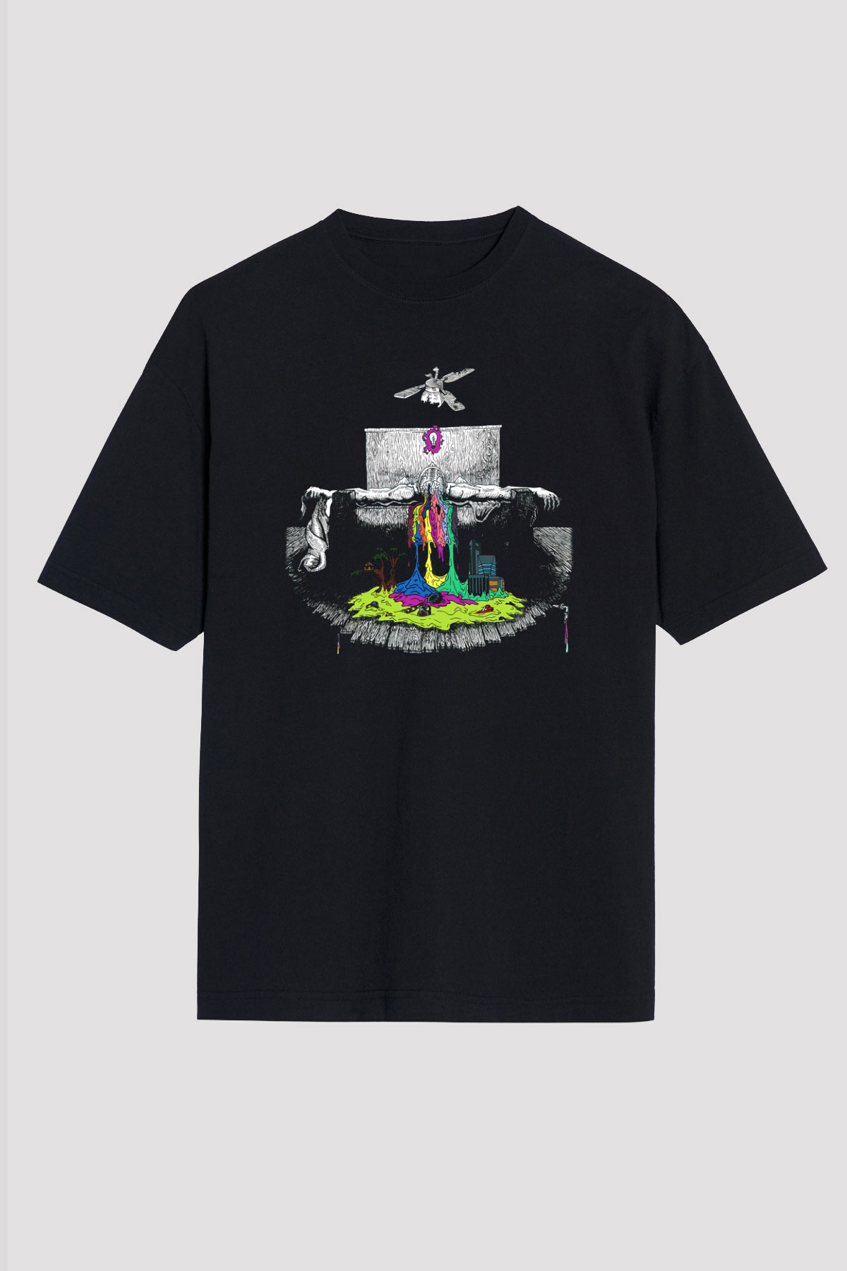 Twenty One Pilots Siyah Unisex Oversize Tişört T-Shirt
