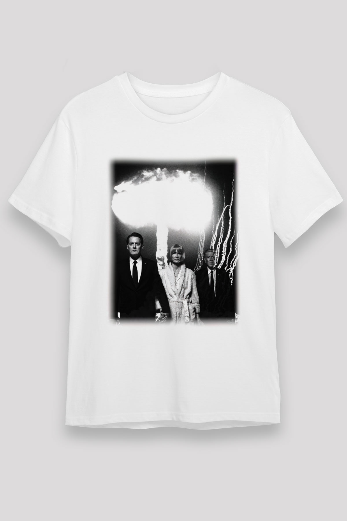 Twin Peaks White Unisex Graphic Tee - STREETWEAR