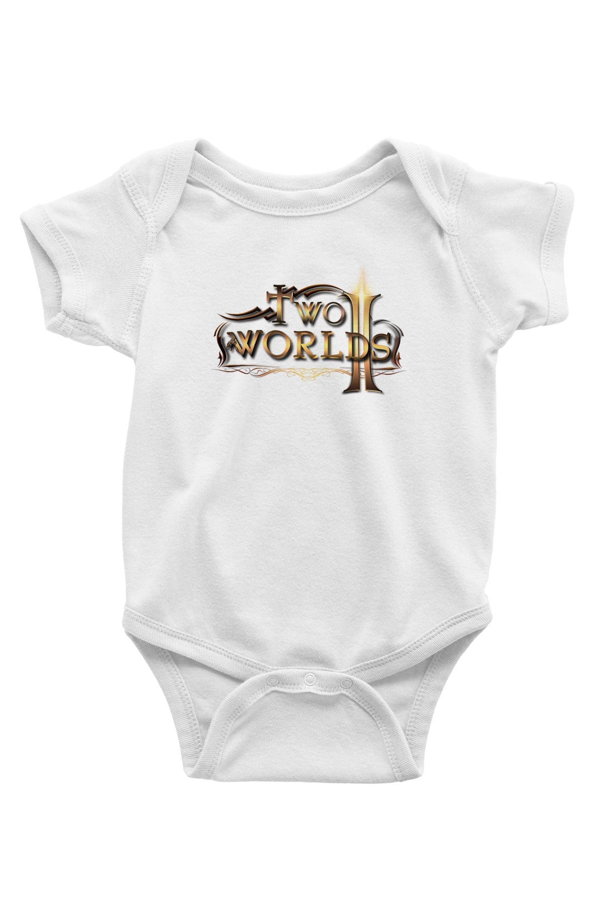 Two Worlds Beyaz Bebek Body - Zıbın
