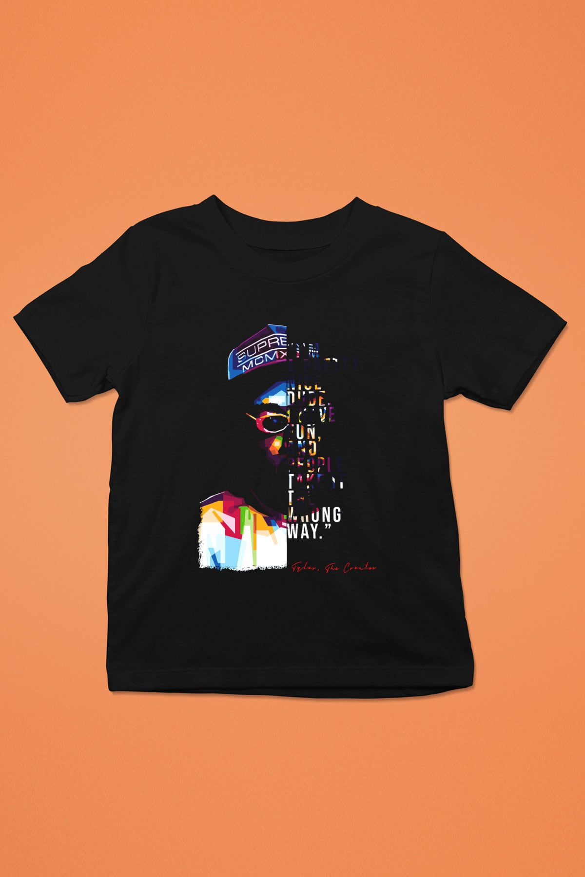 Tyler, The Creator Siyah Unisex Çocuk Tişört