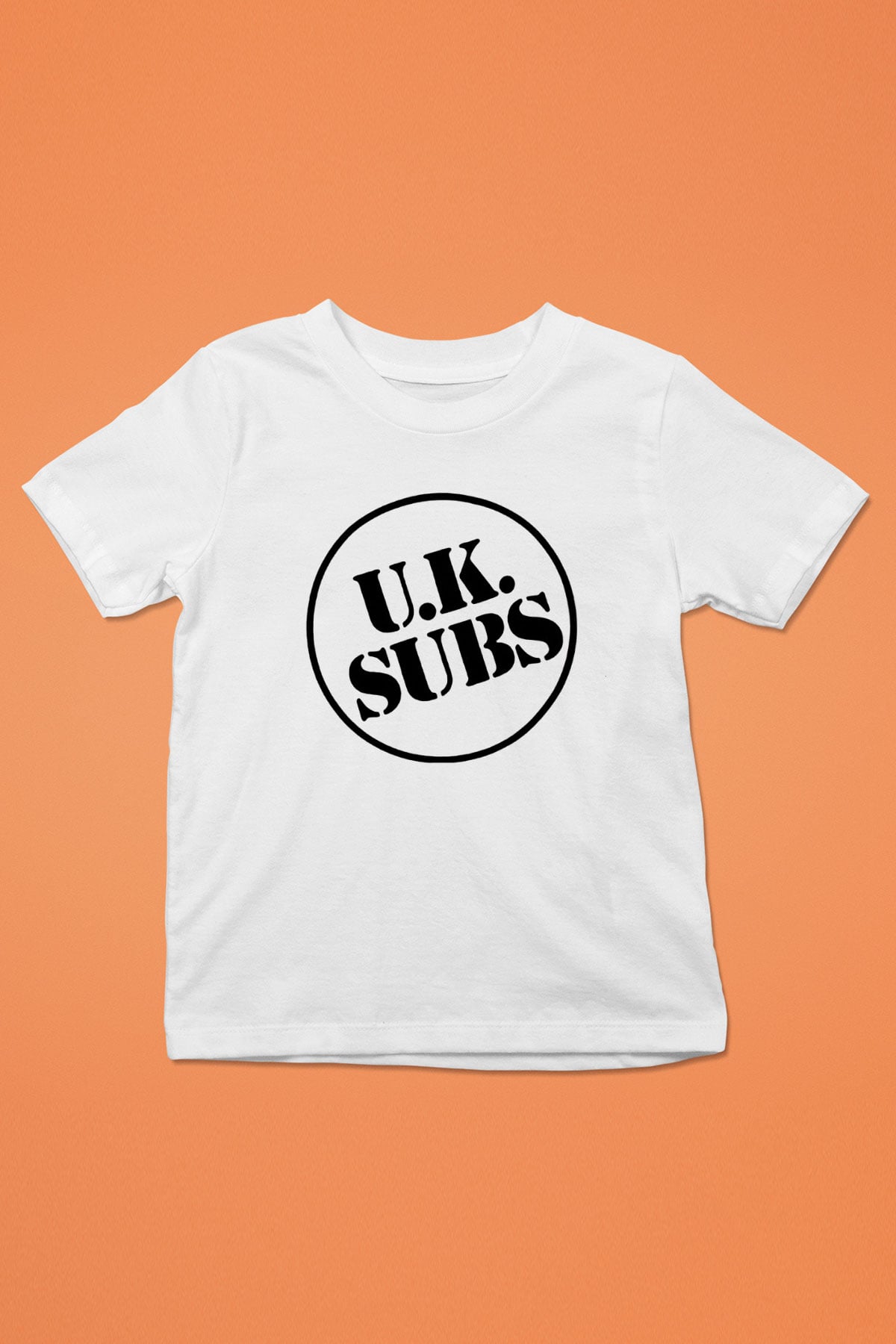 U.K. Subs Baskılı Beyaz Unisex Çocuk Tişört