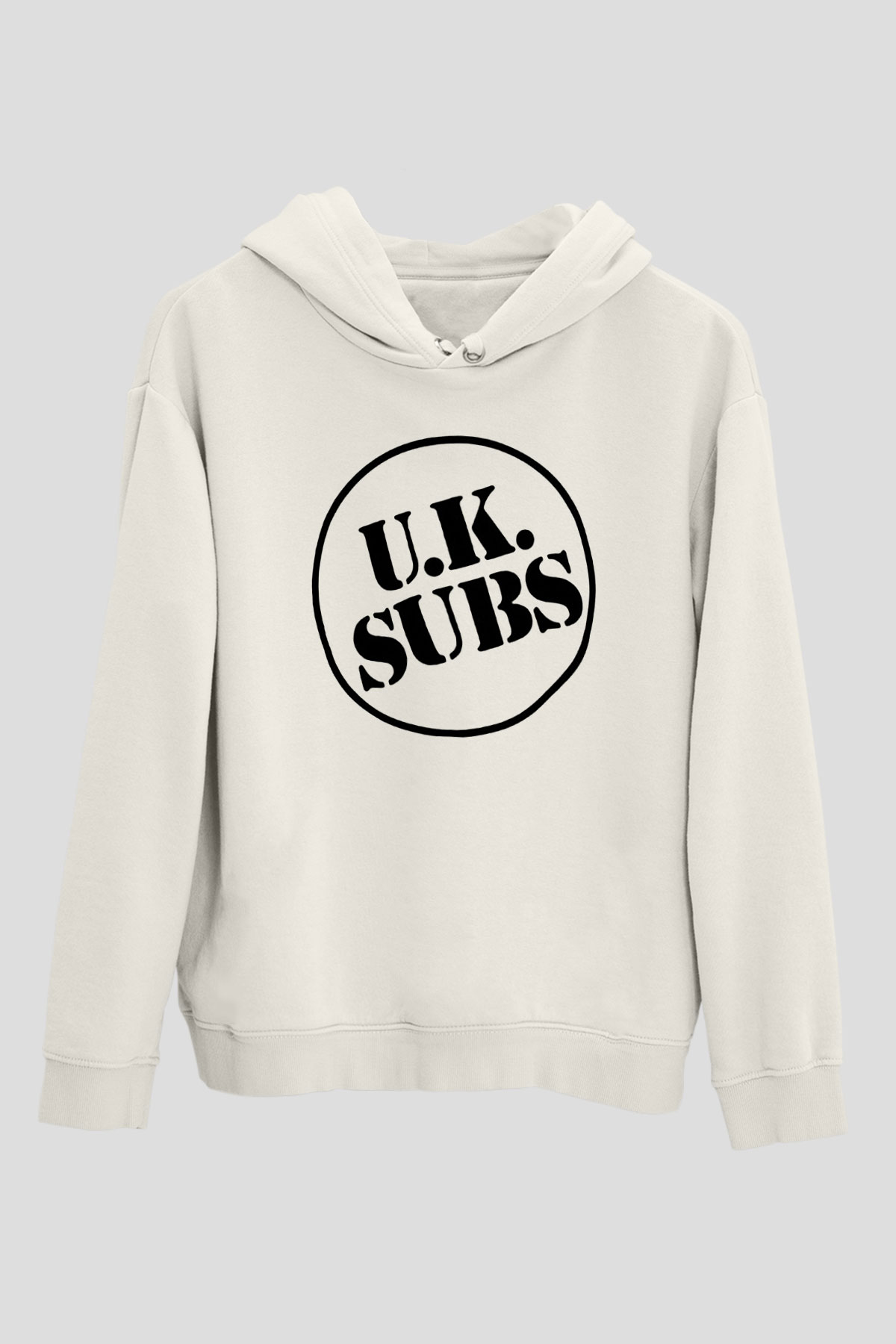 U.K. Subs Beyaz Unisex Hoodie