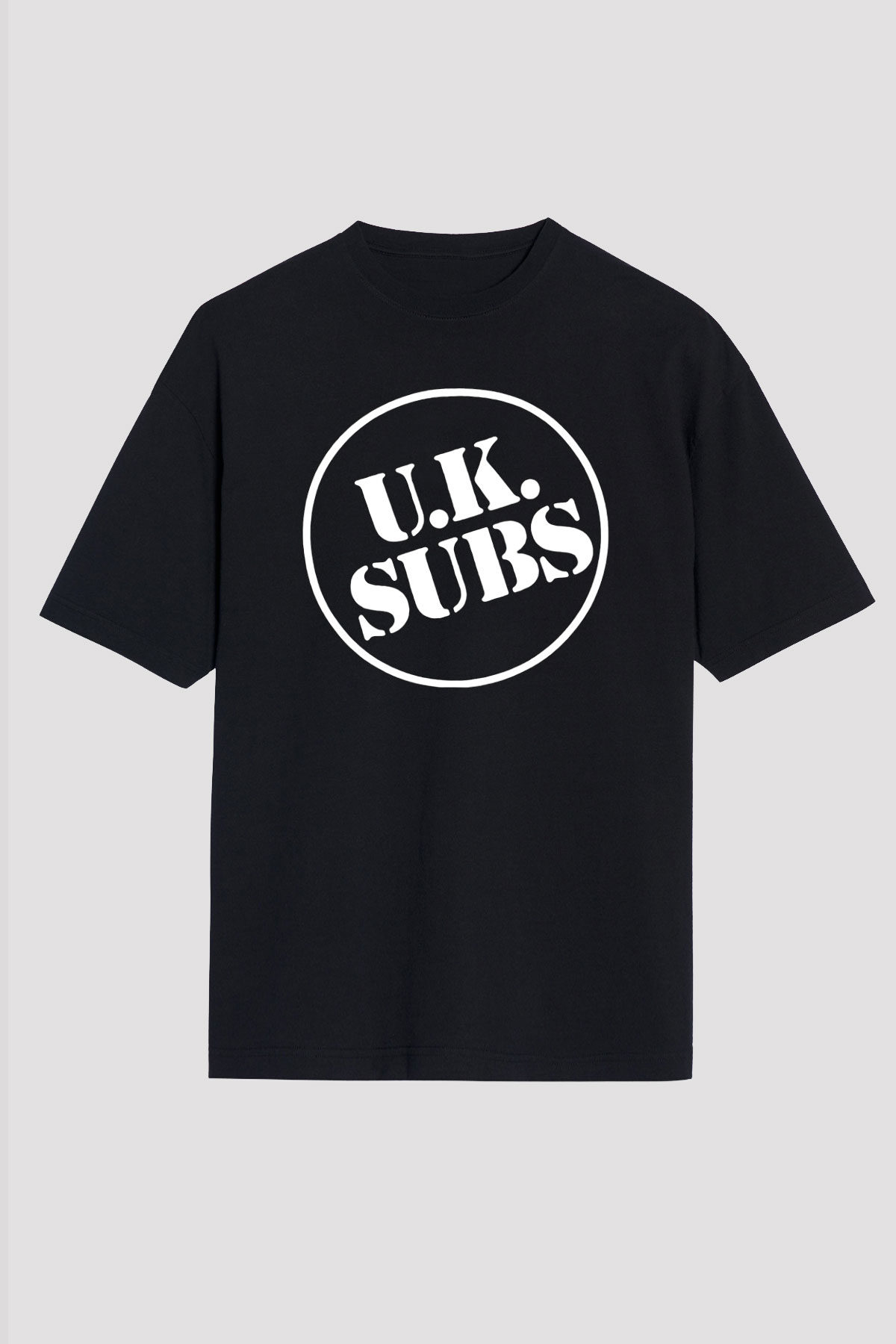 U.K. Subs Siyah Unisex Oversize Tişört T-Shirt