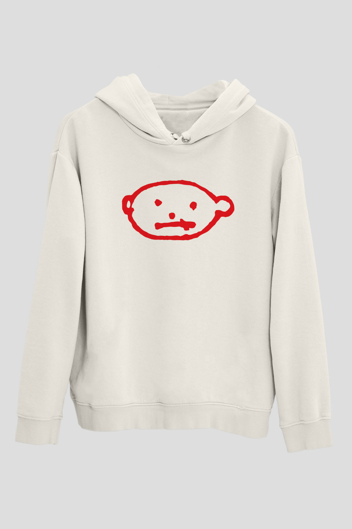 U2 Beyaz Unisex Hoodie