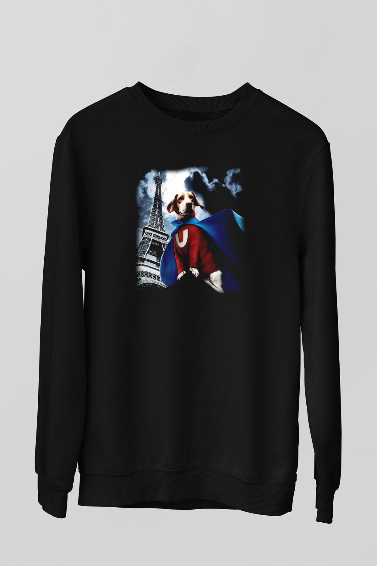 Underdog Siyah Unisex Sweatshirt