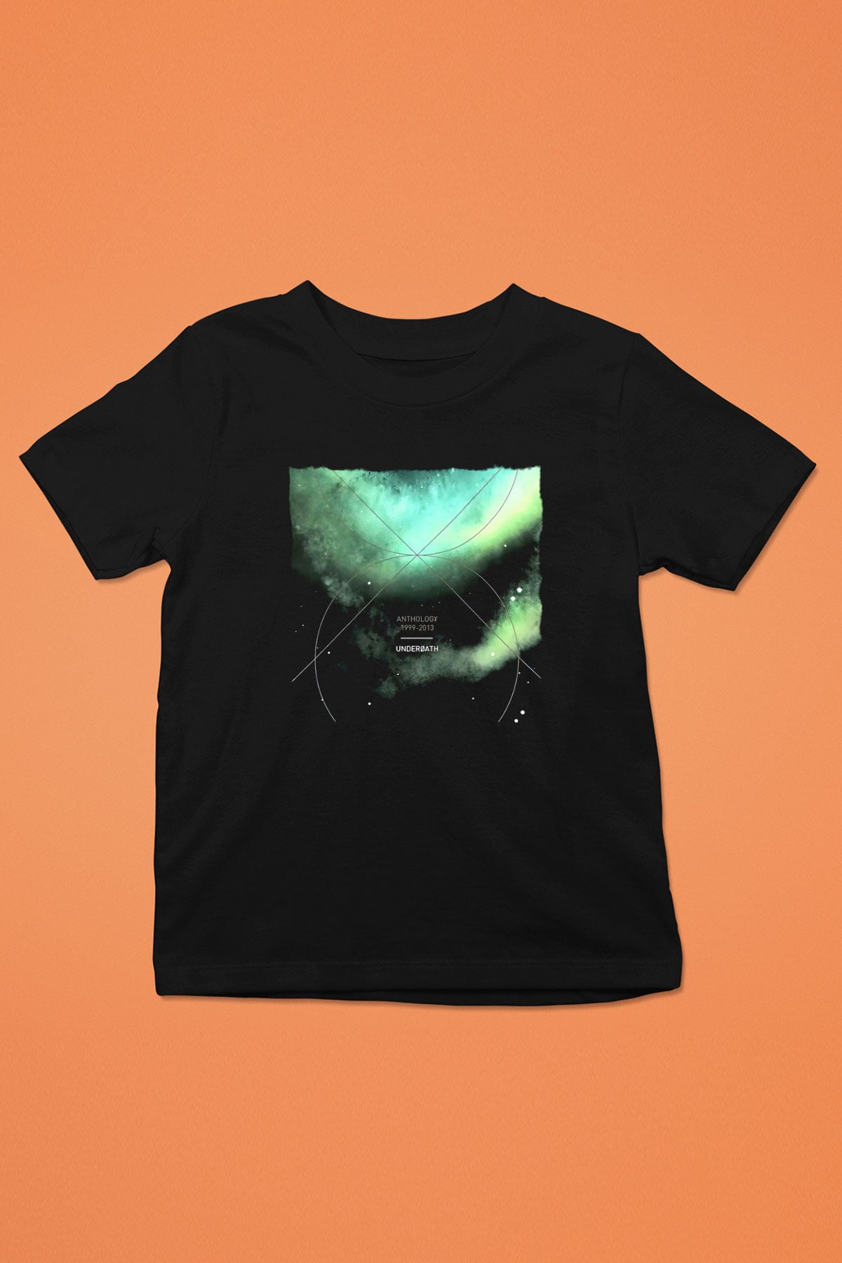 Underoath Baskılı Unisex Siyah Çocuk Tişört - Tshirt