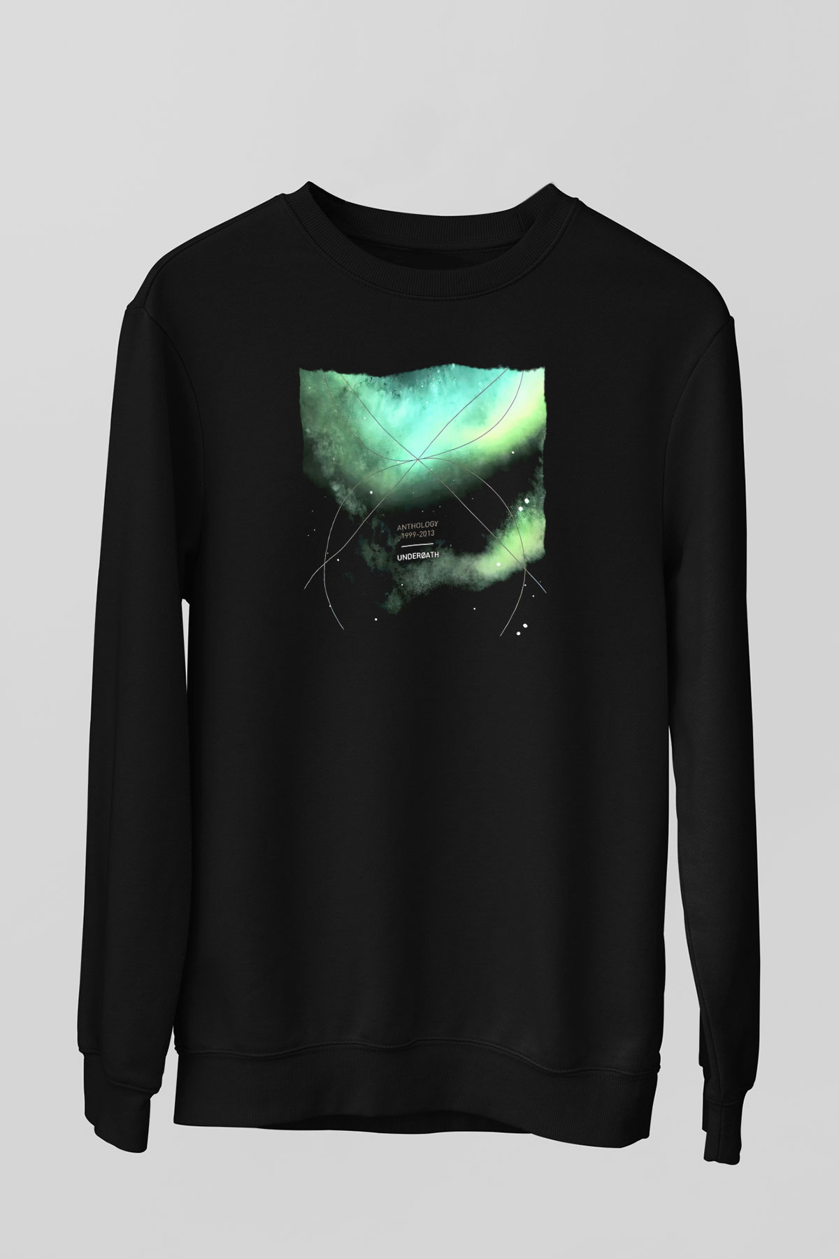 Underoath Baskılı Unisex Siyah Sweatshirt