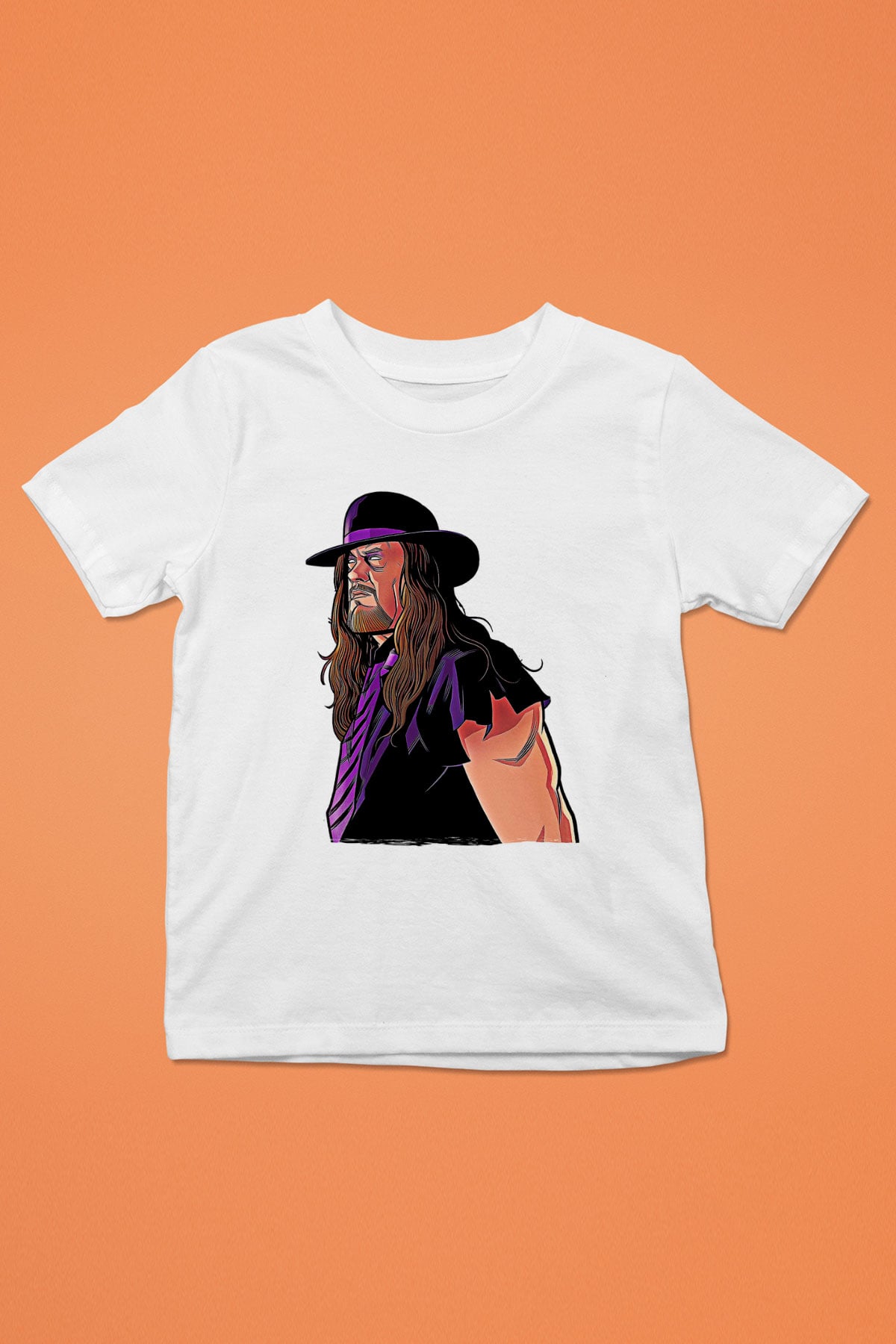 Undertaker Baskılı Beyaz Unisex Beyaz Çocuk Tişört - Tshirt