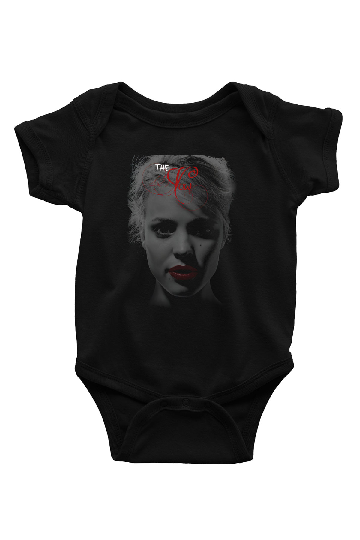 Unisex Aşk Yemini (The Vow) Baskılı Siyah Bebek Body - Zıbın