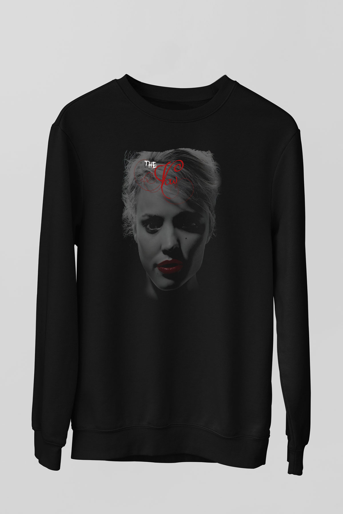 Unisex Aşk Yemini (The Vow) Baskılı Siyah Sweatshirt