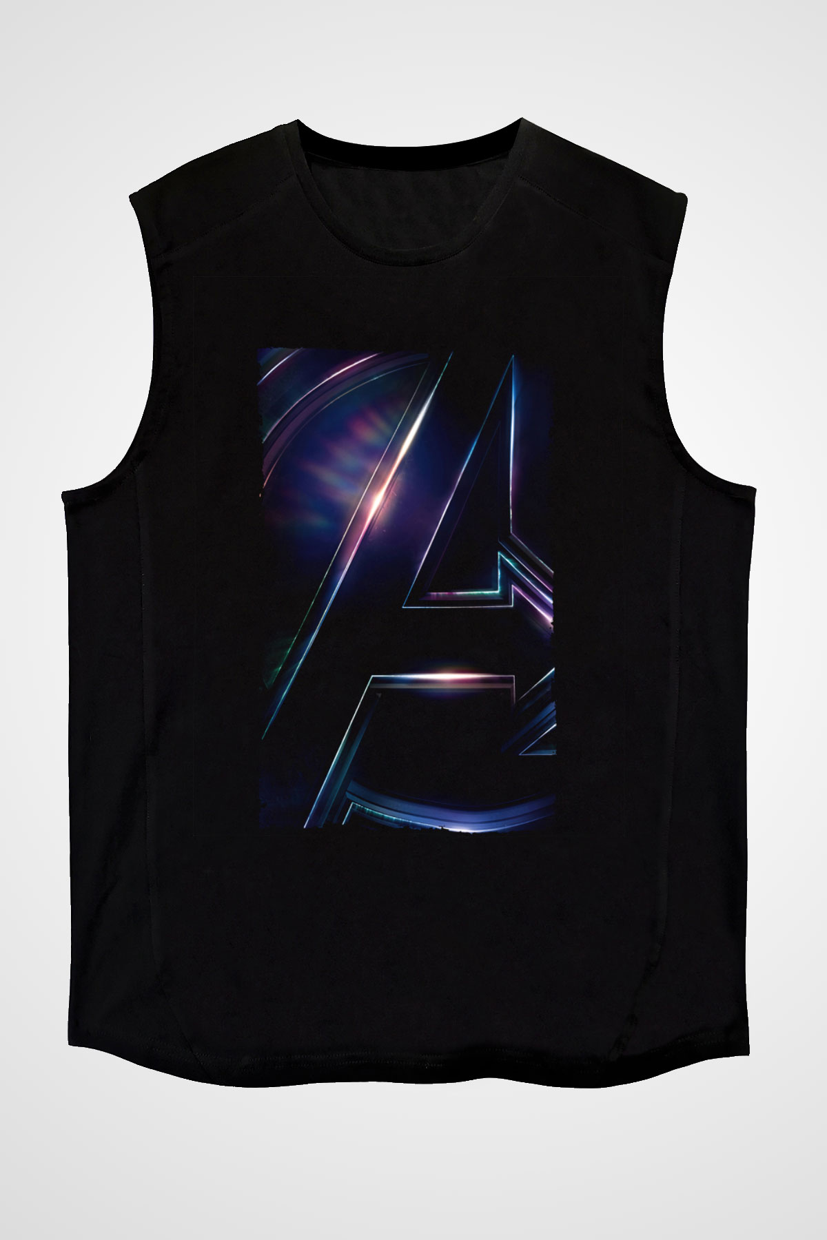 Unisex Avengers Infinity War - Sonsuzluk Savaşı Siyah Kolsuz Tişört