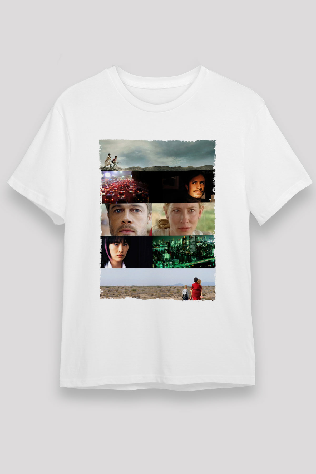 Unisex Babel - Babil Baskılı Beyaz Tişört