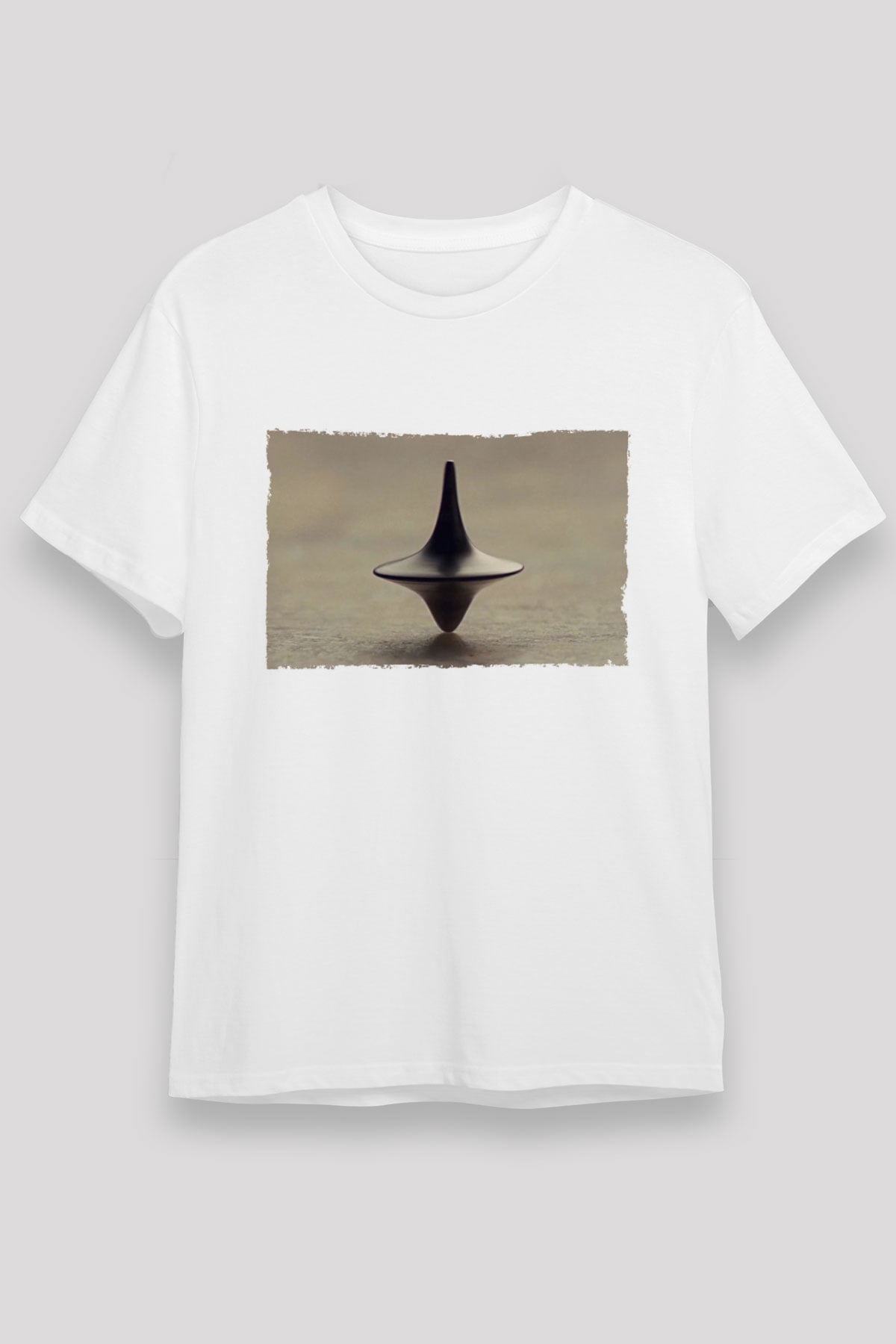 Unisex Başlangıç (Inception) Baskılı Beyaz Tshirt