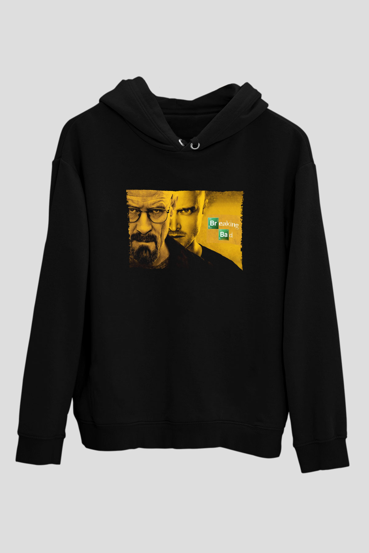 Unisex Breaking Bad Siyah Unisex Kapüşonlu Sweatshirt