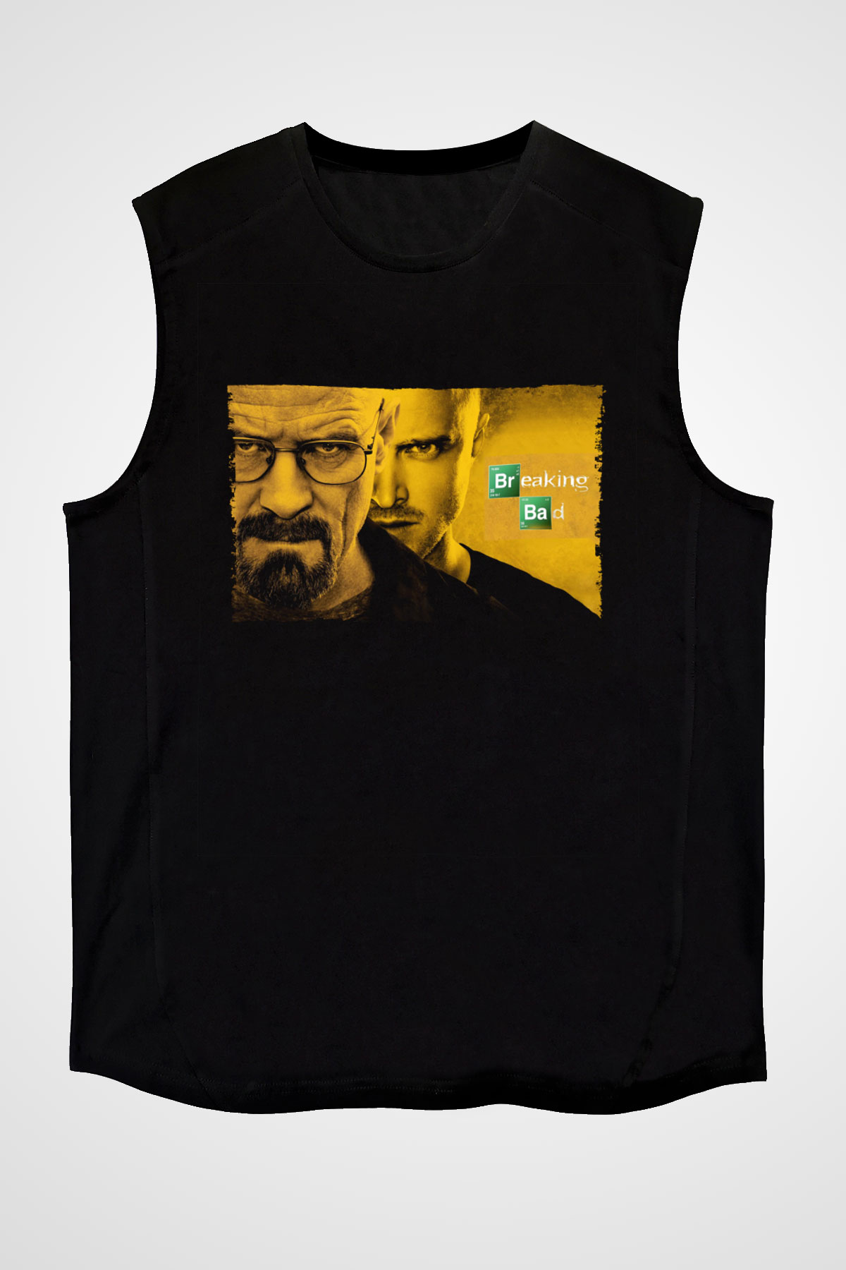 Unisex Breaking Bad Siyah Unisex Kolsuz Tshirt