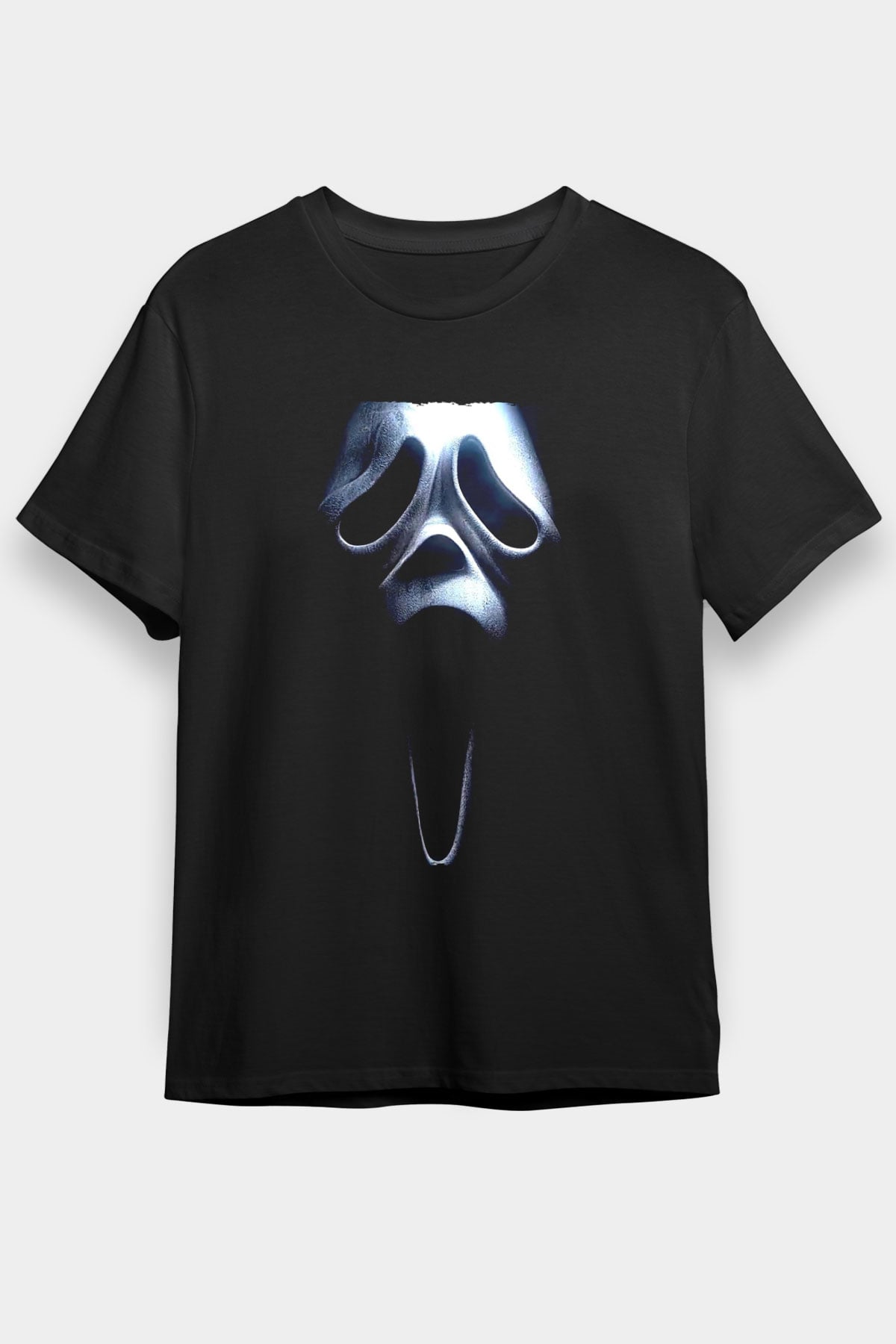 Unisex Çığlık 3 (Scream 3) Baskılı Siyah T-Shirt