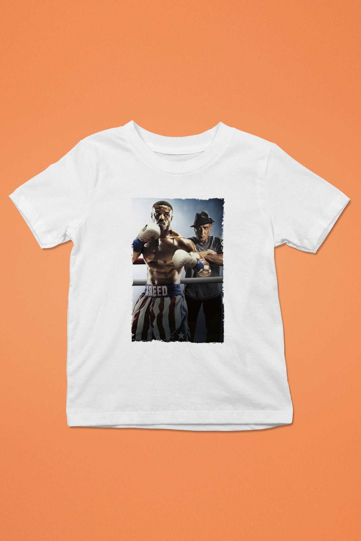 Unisex Creed II Baskılı Beyaz Çocuk Tişört