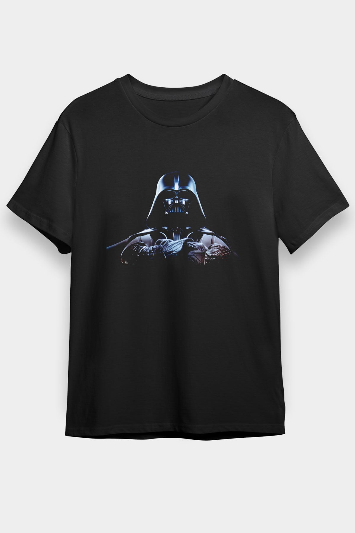 Unisex Darth Vader Baskılı Siyah Tişört