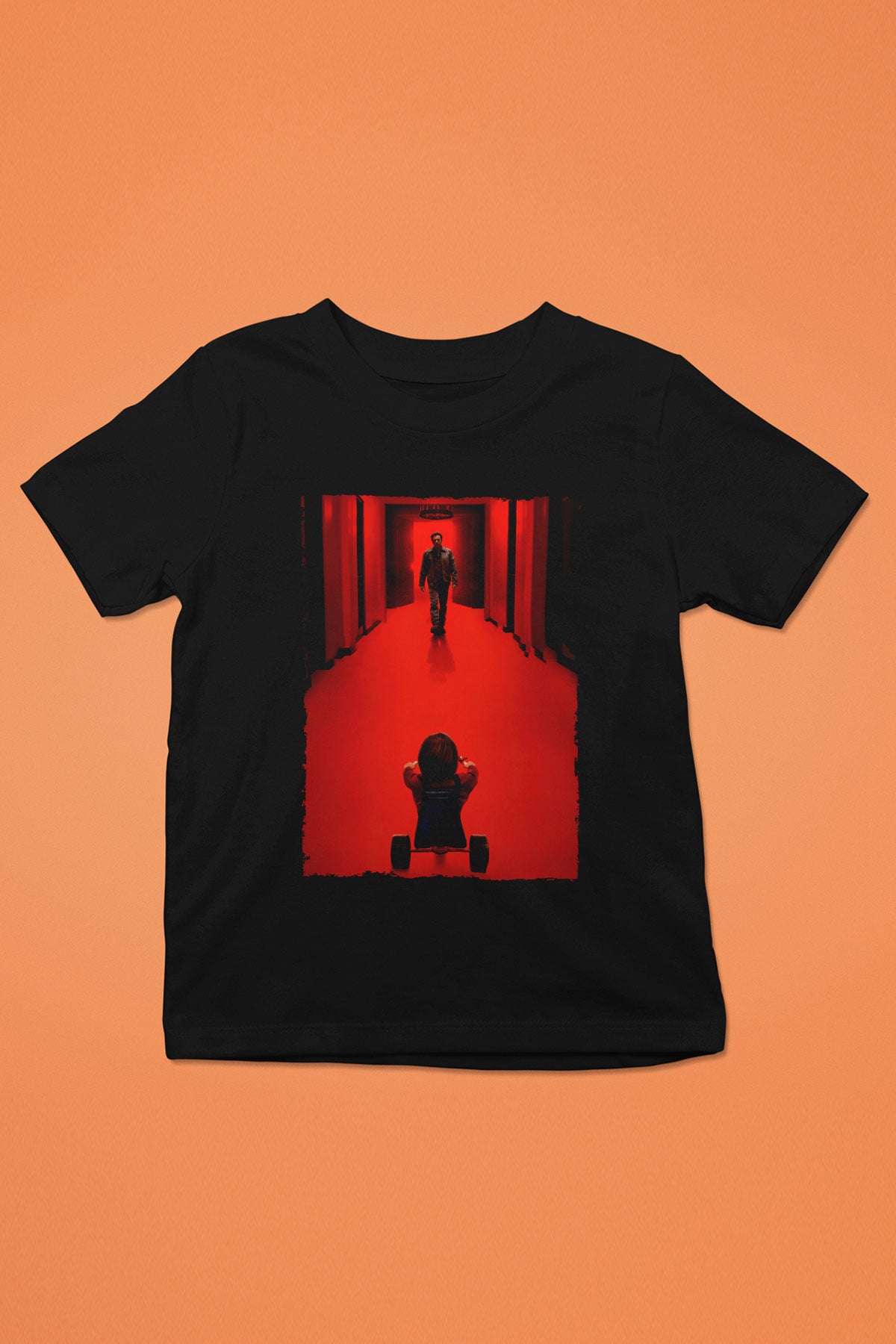 Unisex Doktor Uyku (Doctor Sleep) Baskılı Siyah Çocuk Tişört