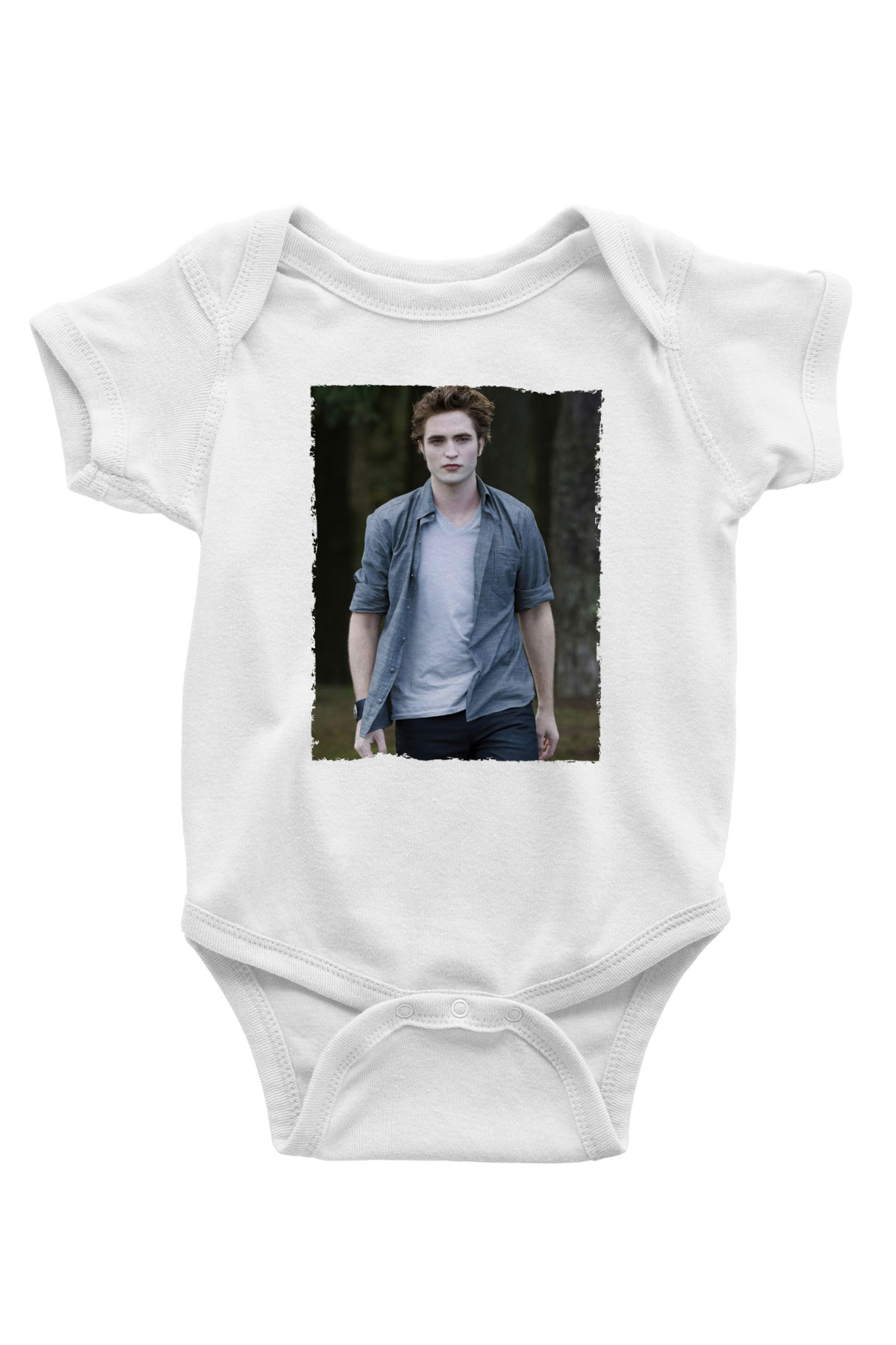 Unisex Edward Cullen Baskılı Bebek Body - Zıbın