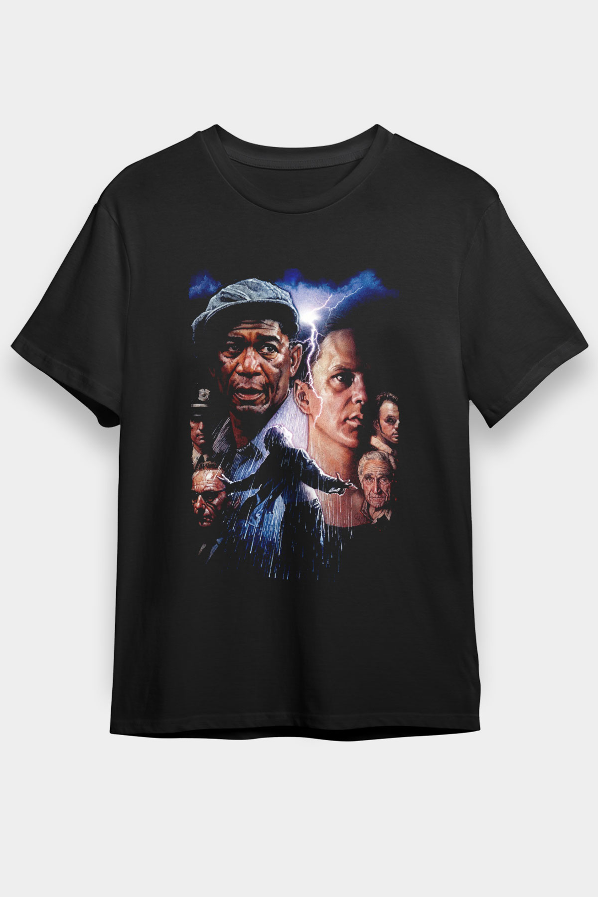 Unisex Esaretin Bedeli (The Shawshank Redemption) Siyah Tee - STREETWEAR