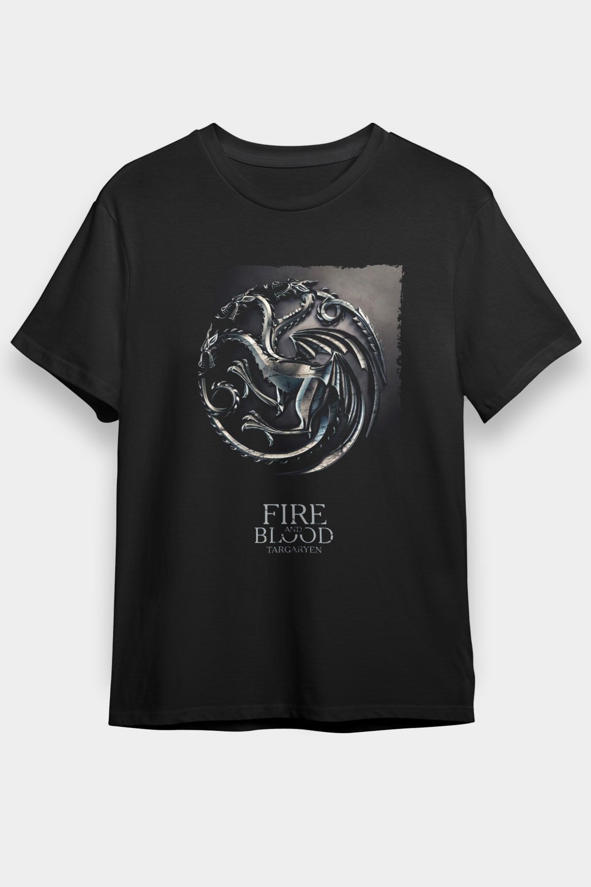 Unisex Game of Thrones Siyah Unisex Tee - STREETWEAR