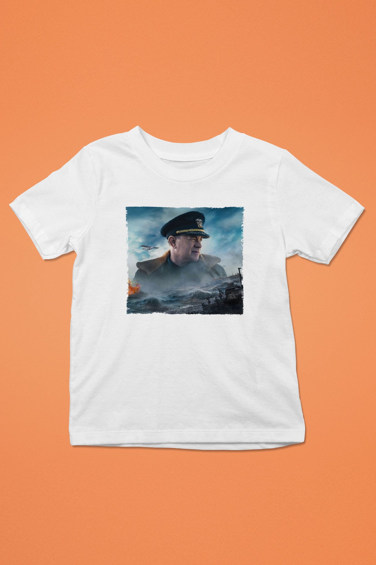 Unisex Greyhound Baskılı Beyaz Çocuk Tshirt