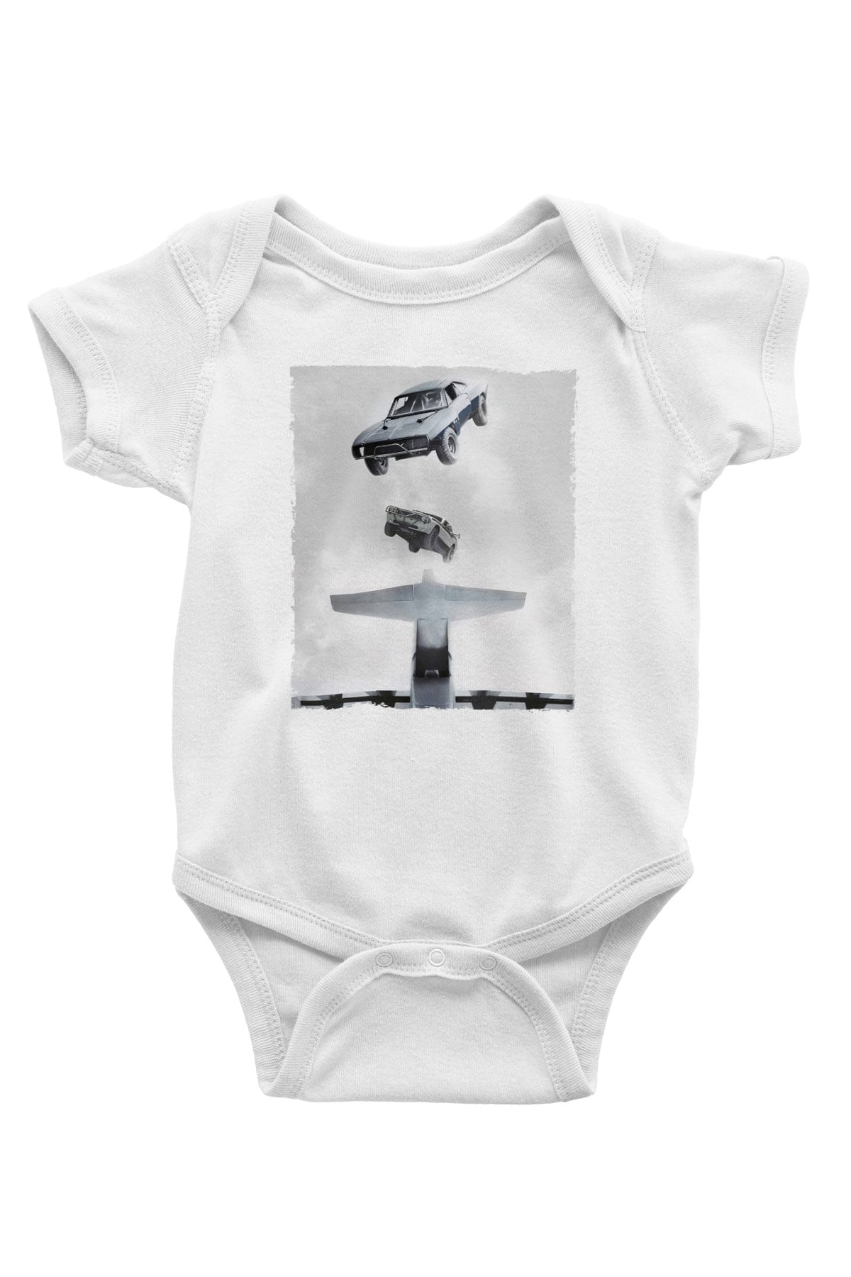 Unisex Hızlı ve Öfkeli Baskılı Bebek Body - Zıbın