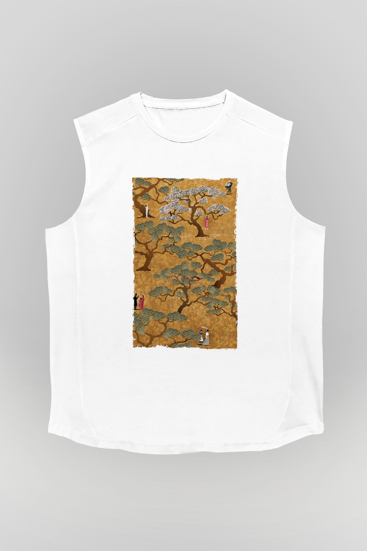 Unisex Hizmetçi (The Handmaiden) Baskılı Beyaz Kolsuz Tshirt
