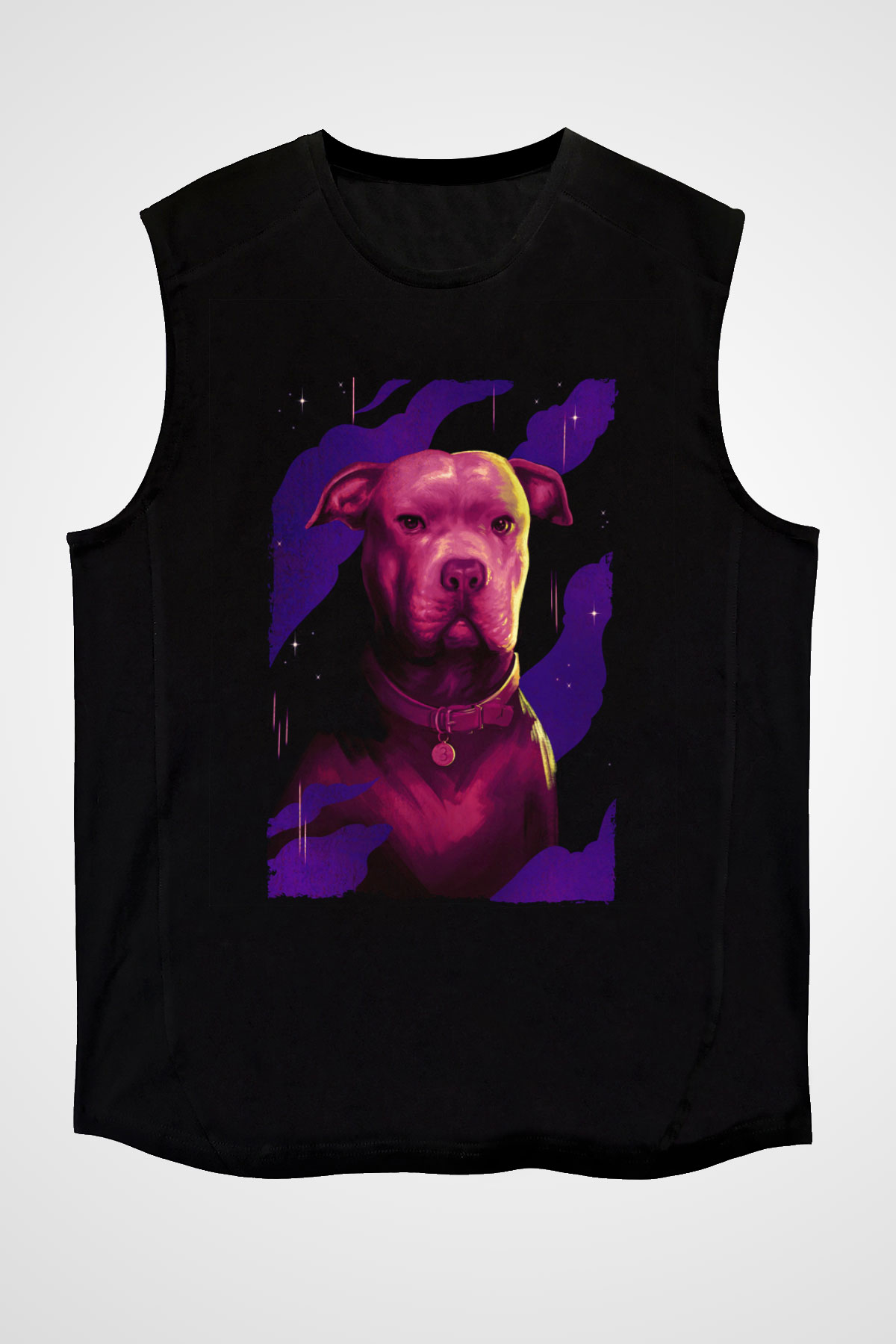 Unisex John Wick Serisi (John Wick) Baskılı Siyah Unisex Kolsuz T-shirt