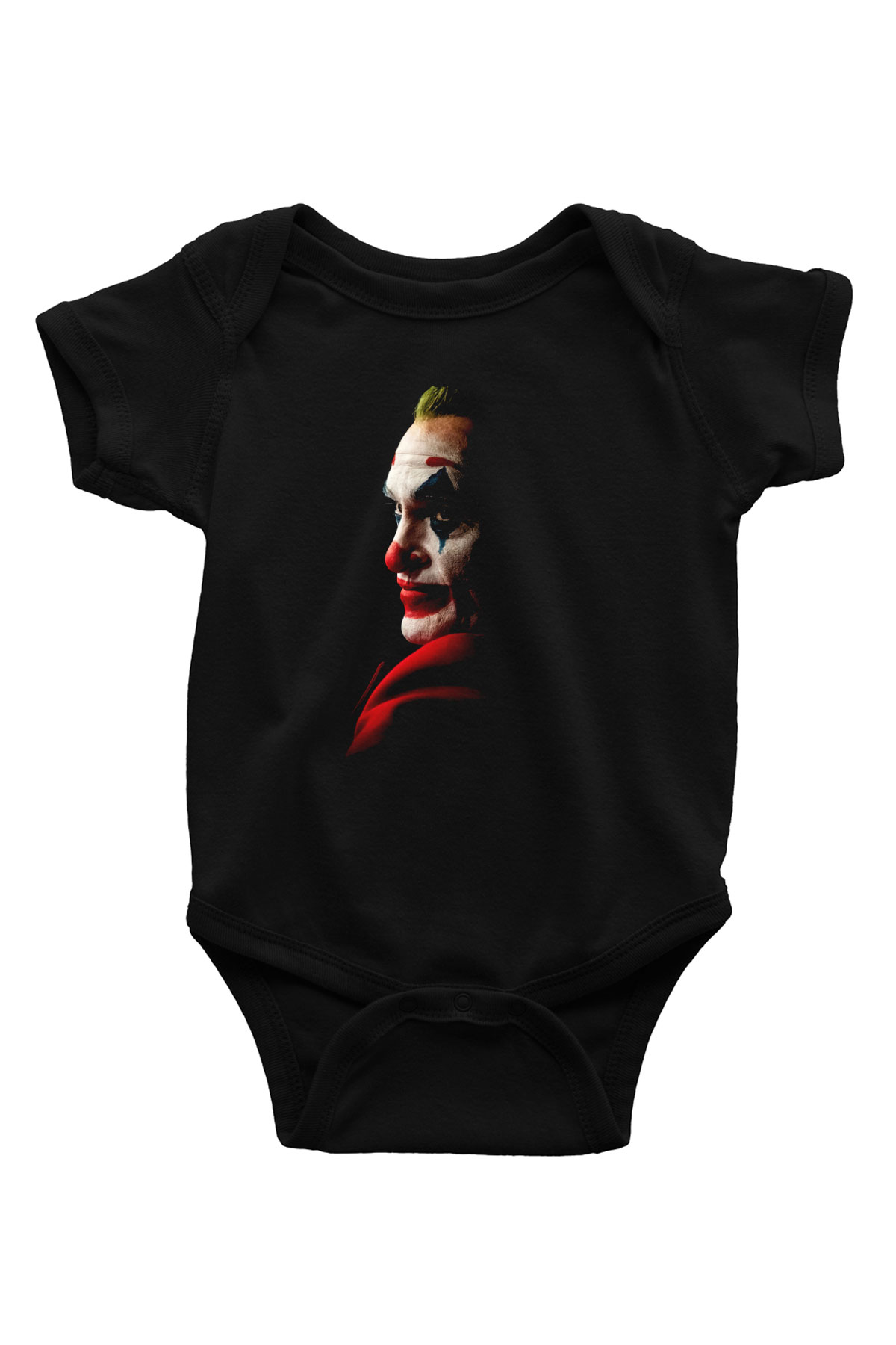 Unisex Joker Siyah Bebek Body - Zıbın