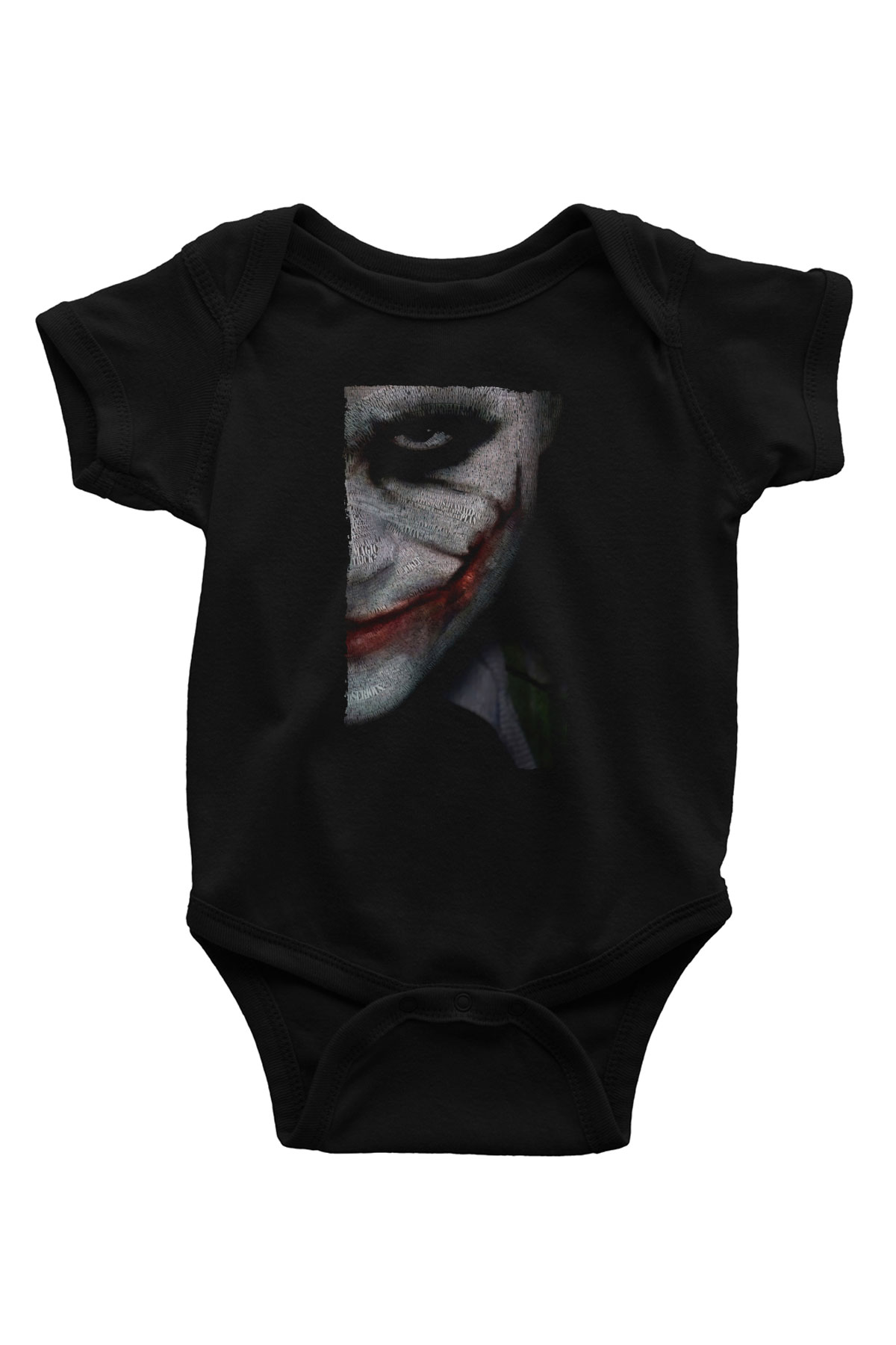 Unisex Joker Siyah Çocuk Unisex T-Shirt