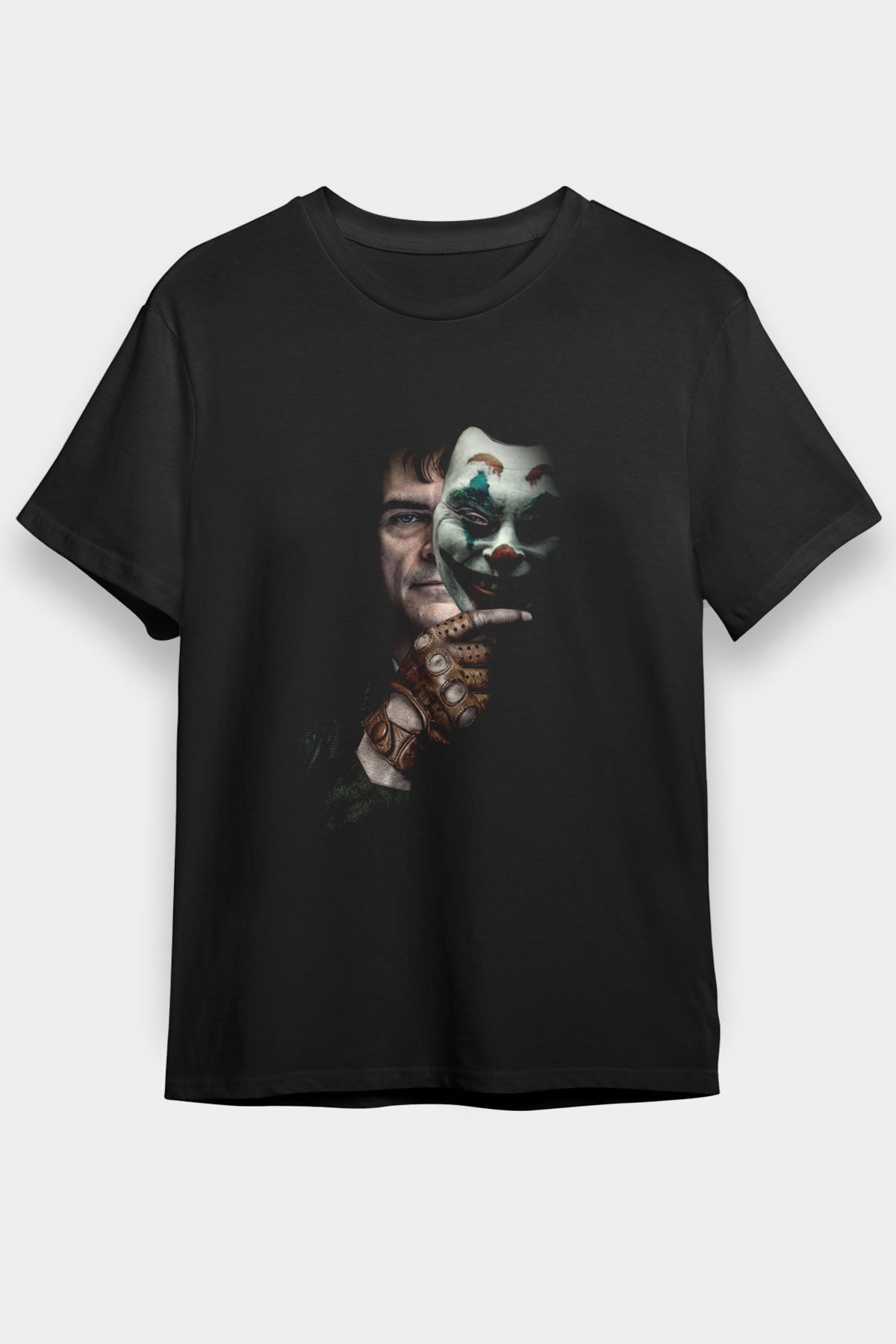 Unisex Joker Siyah Tişört