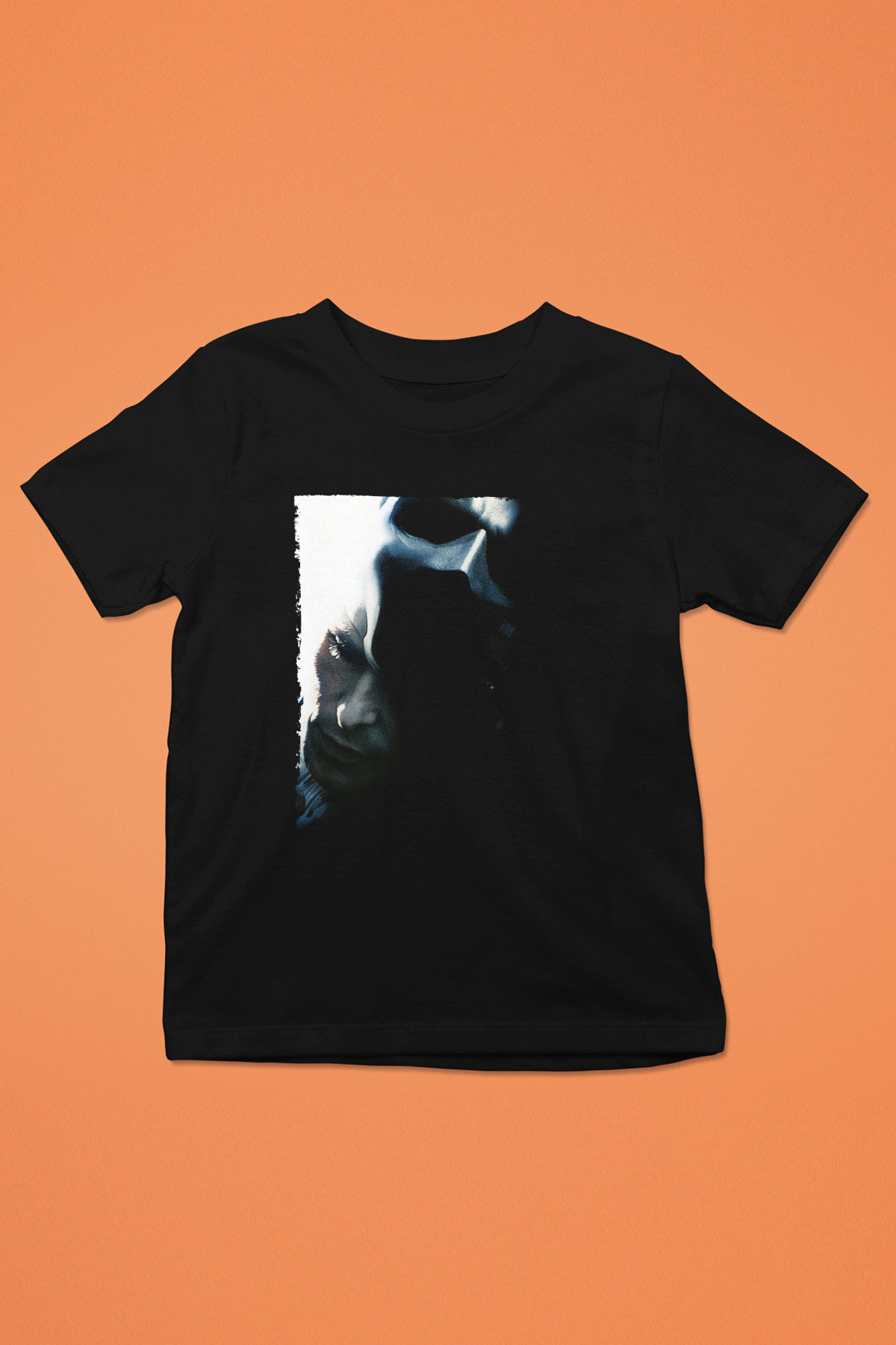 Unisex Kara Şövalye (The Dark Knight) Baskılı Siyah Çocuk Unisex Tişört