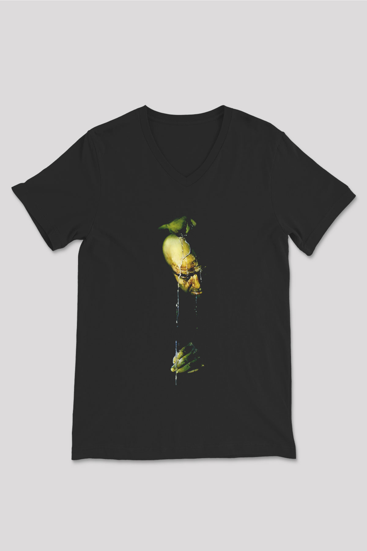 Unisex Kıyamet (Apocalypse Now) Baskılı Siyah V Yaka Tshirt