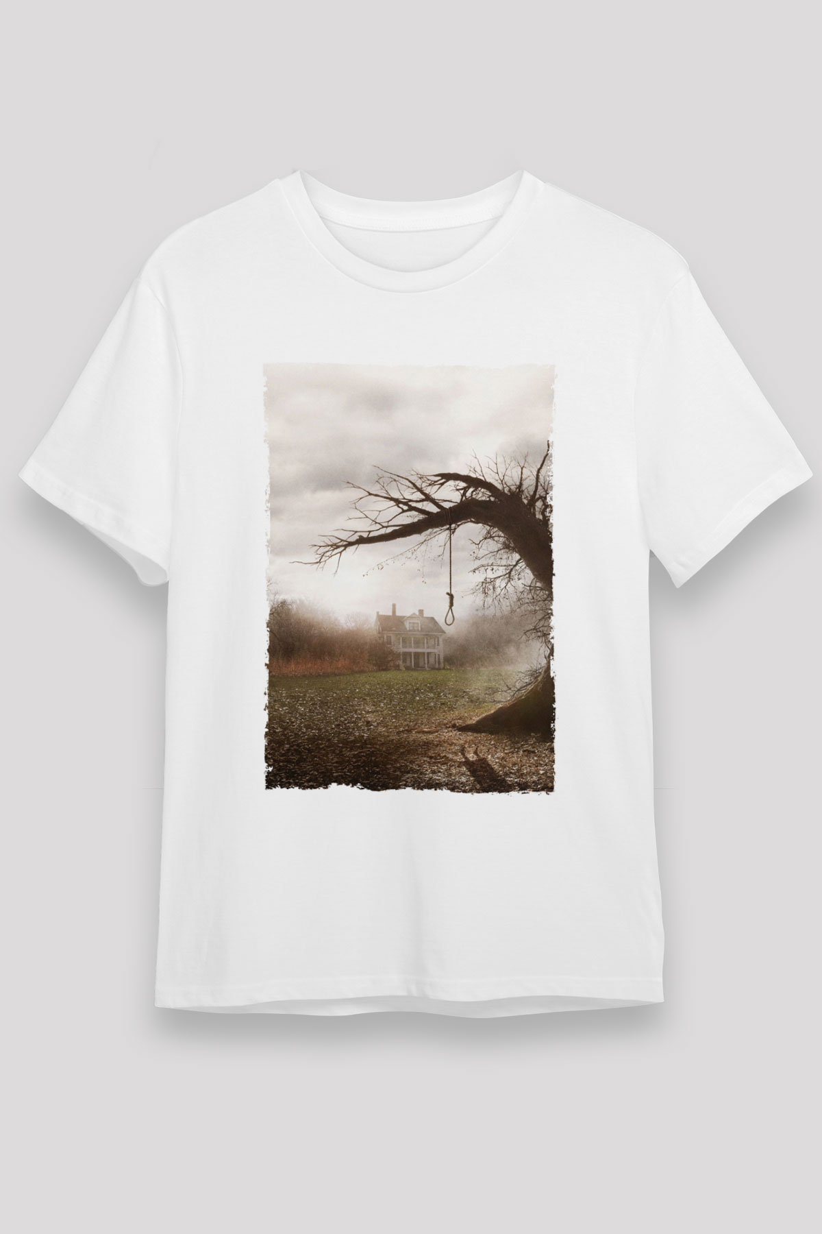 Unisex Korku Seansı (The Conjuring) Baskılı Beyaz Tshirt