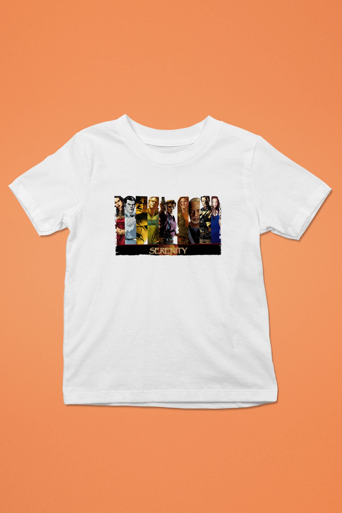 Unisex Serenity Baskılı Beyaz Çocuk Tshirt