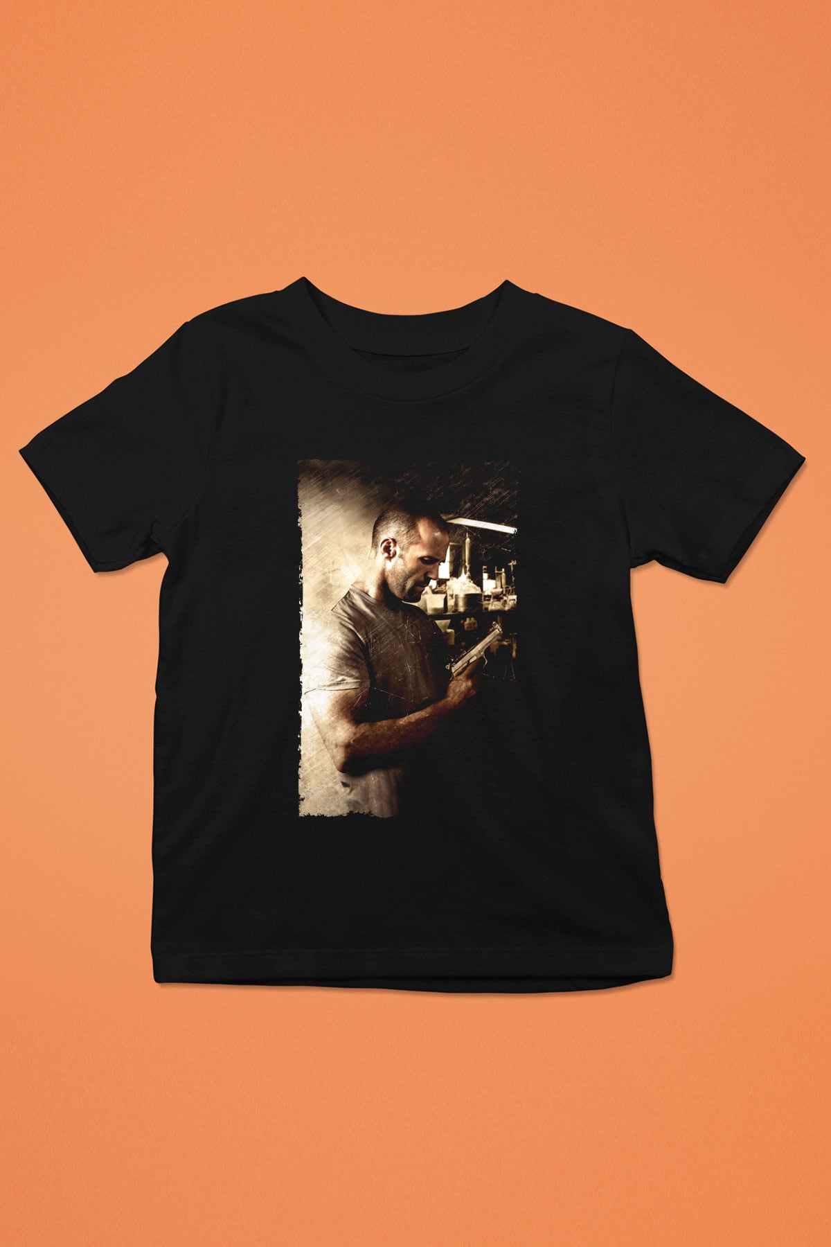 Unisex Sivil Cephe (Homefront) Baskılı Siyah Çocuk Tişört
