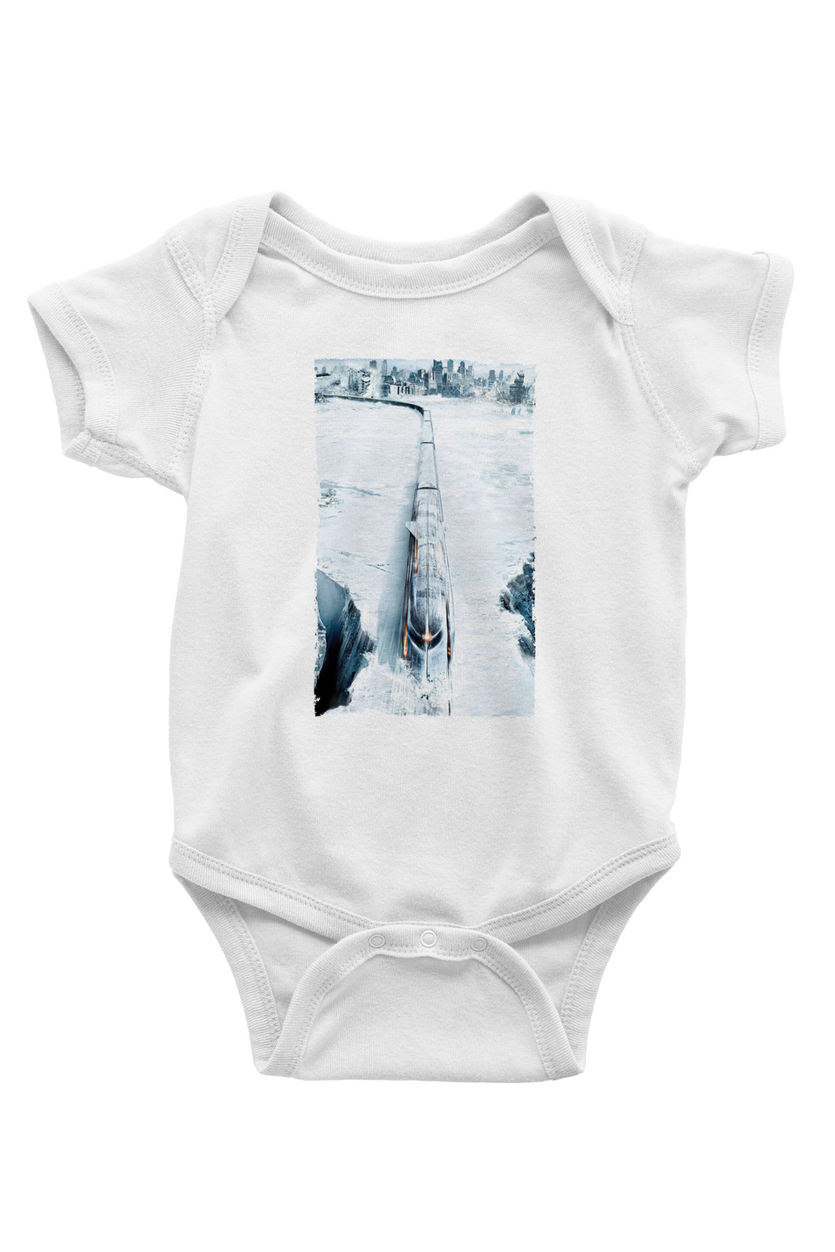 Unisex Snowpiercer Baskılı Bebek Body - Zıbın