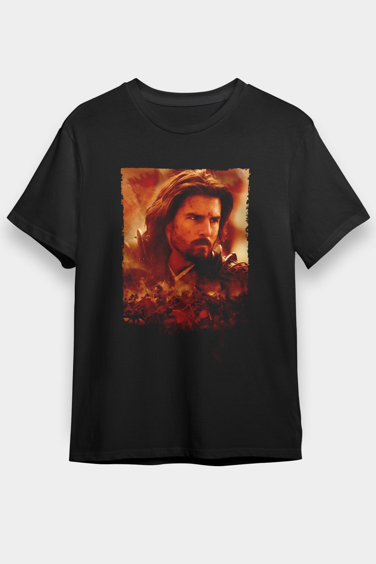 Unisex Son Samuray (The Last Samurai) Baskılı Siyah T-Shirt
