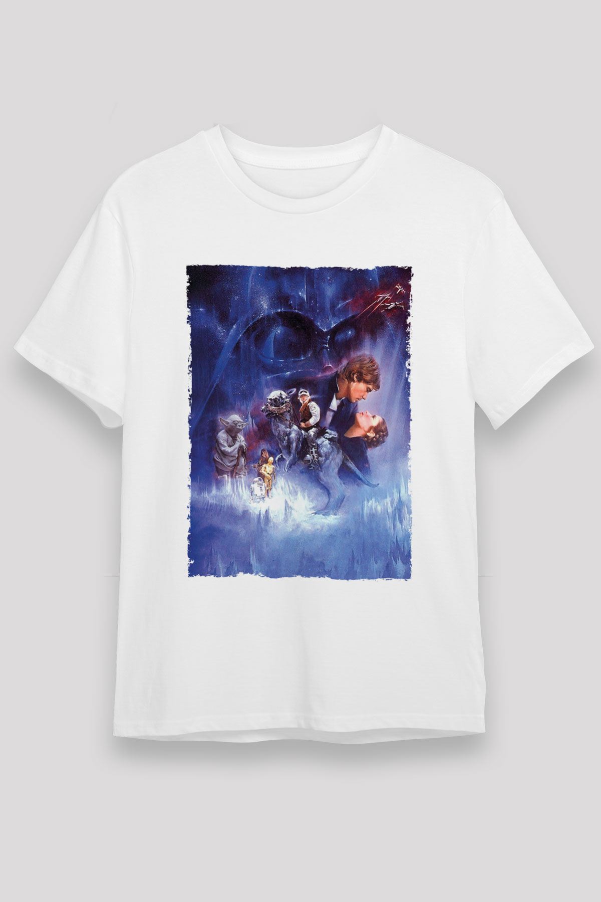 Unisex Star Wars İmparator'un Dönüşü (The Empire Strikes Back) Baskılı Beyaz Tshirt