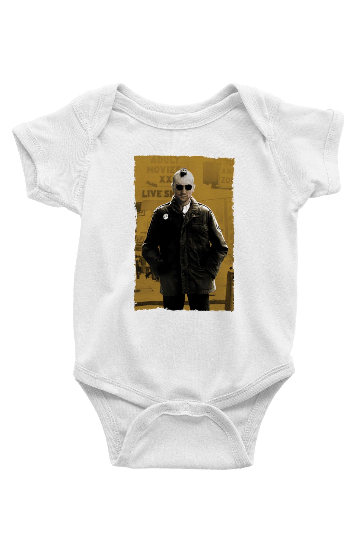 Unisex Taksi Şoförü (Taxi Driver) Baskılı Bebek Body - Zıbın
