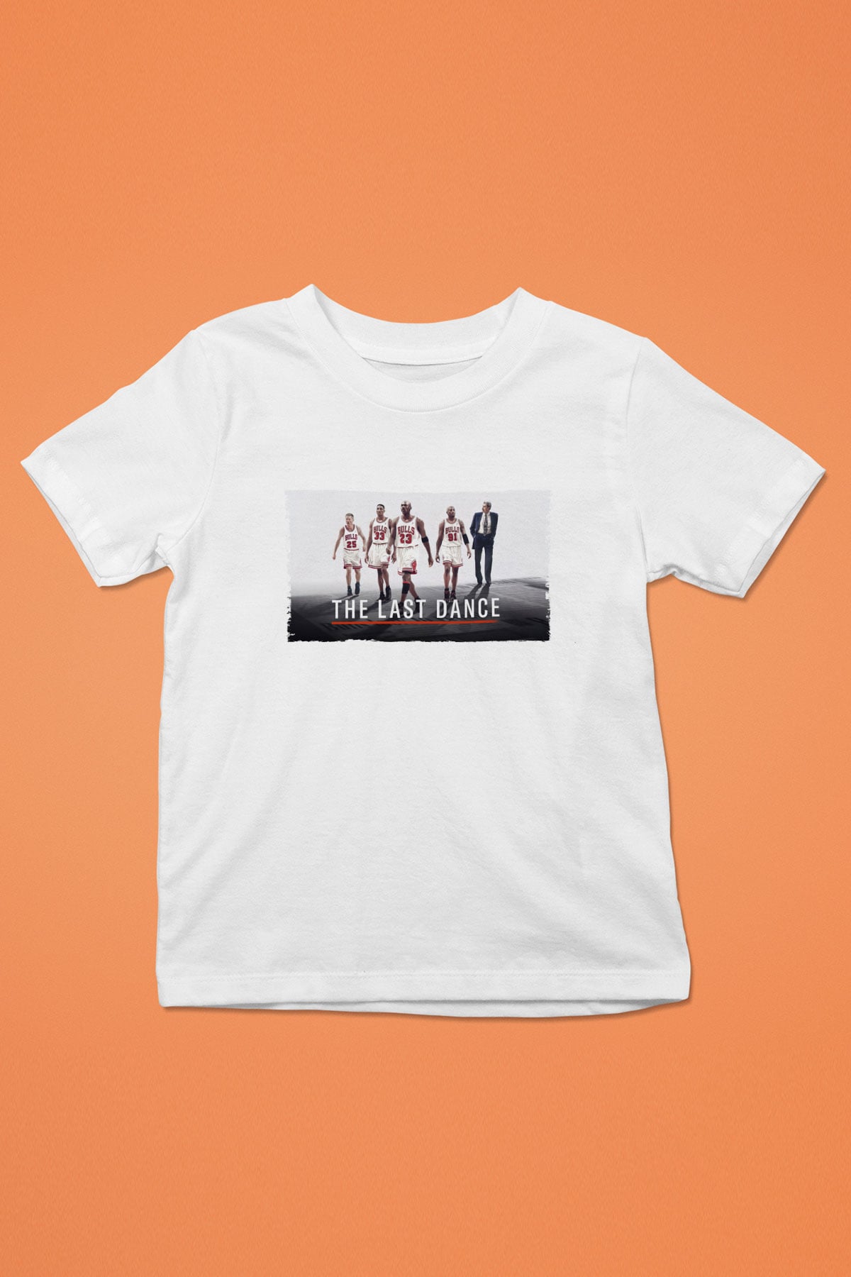 Unisex The Last Dance Baskılı Beyaz Çocuk Tişört
