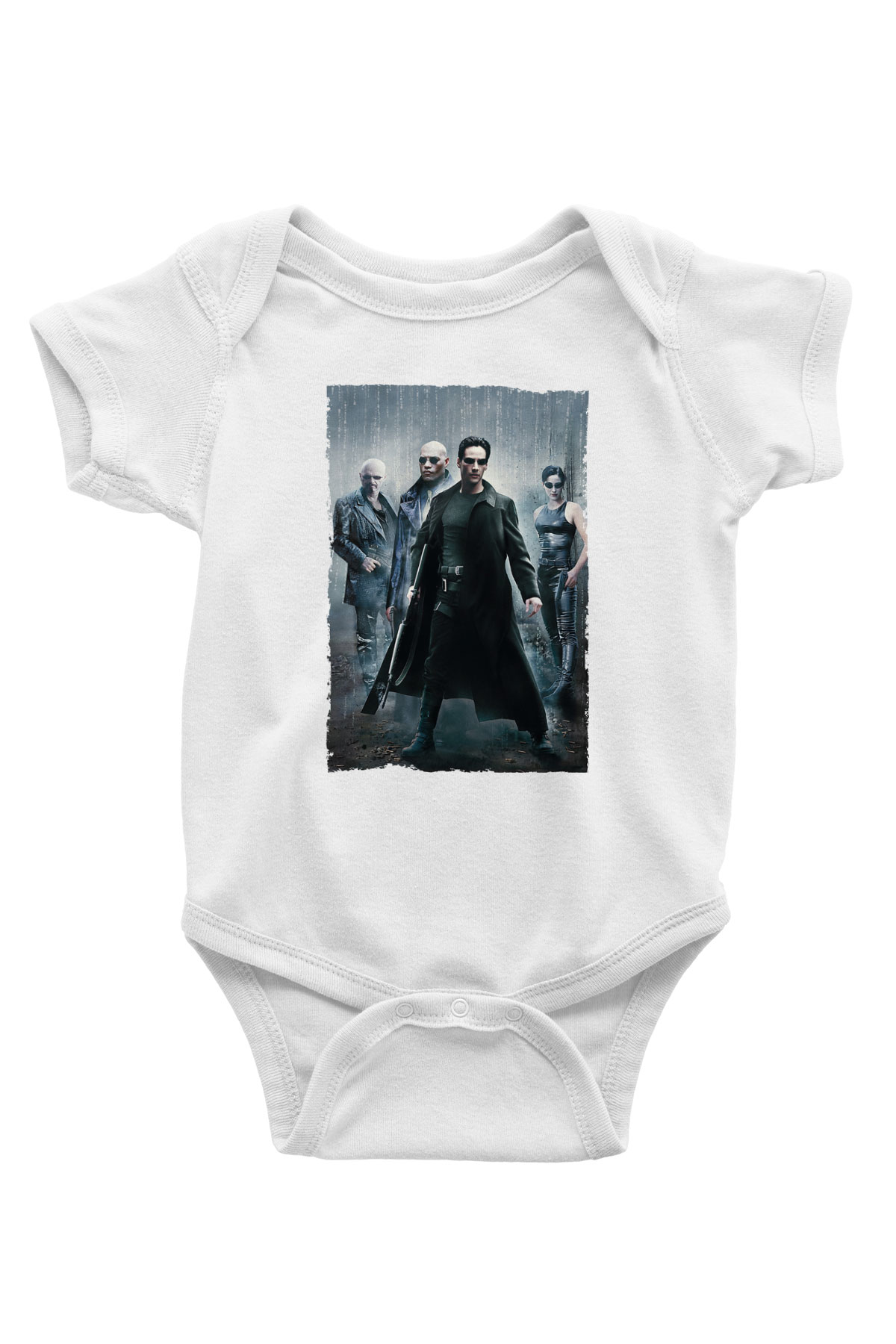 Unisex The Matrix Baskılı Bebek Body - Zıbın