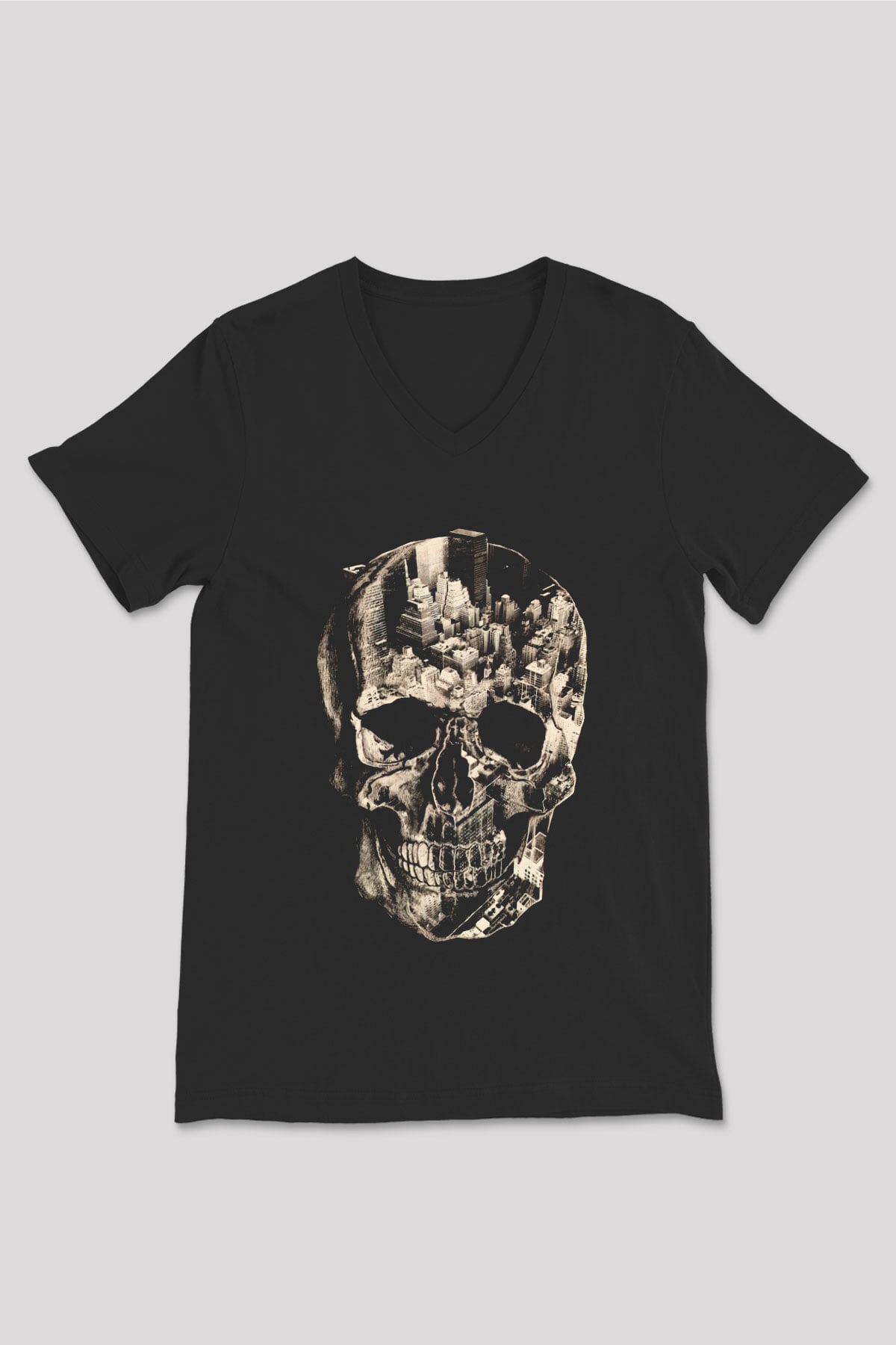 Unisex V Yaka Tişört TSR102